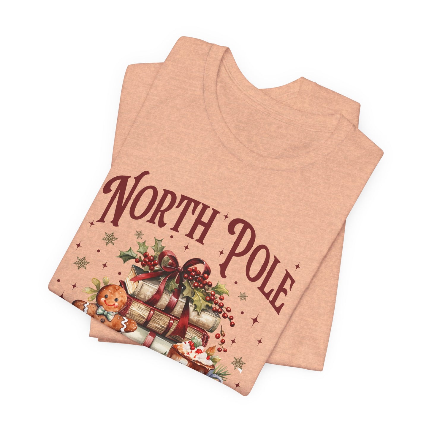 North Pole Book Club Unisex Jersey Short Sleeve Tee - sizes S - 3X