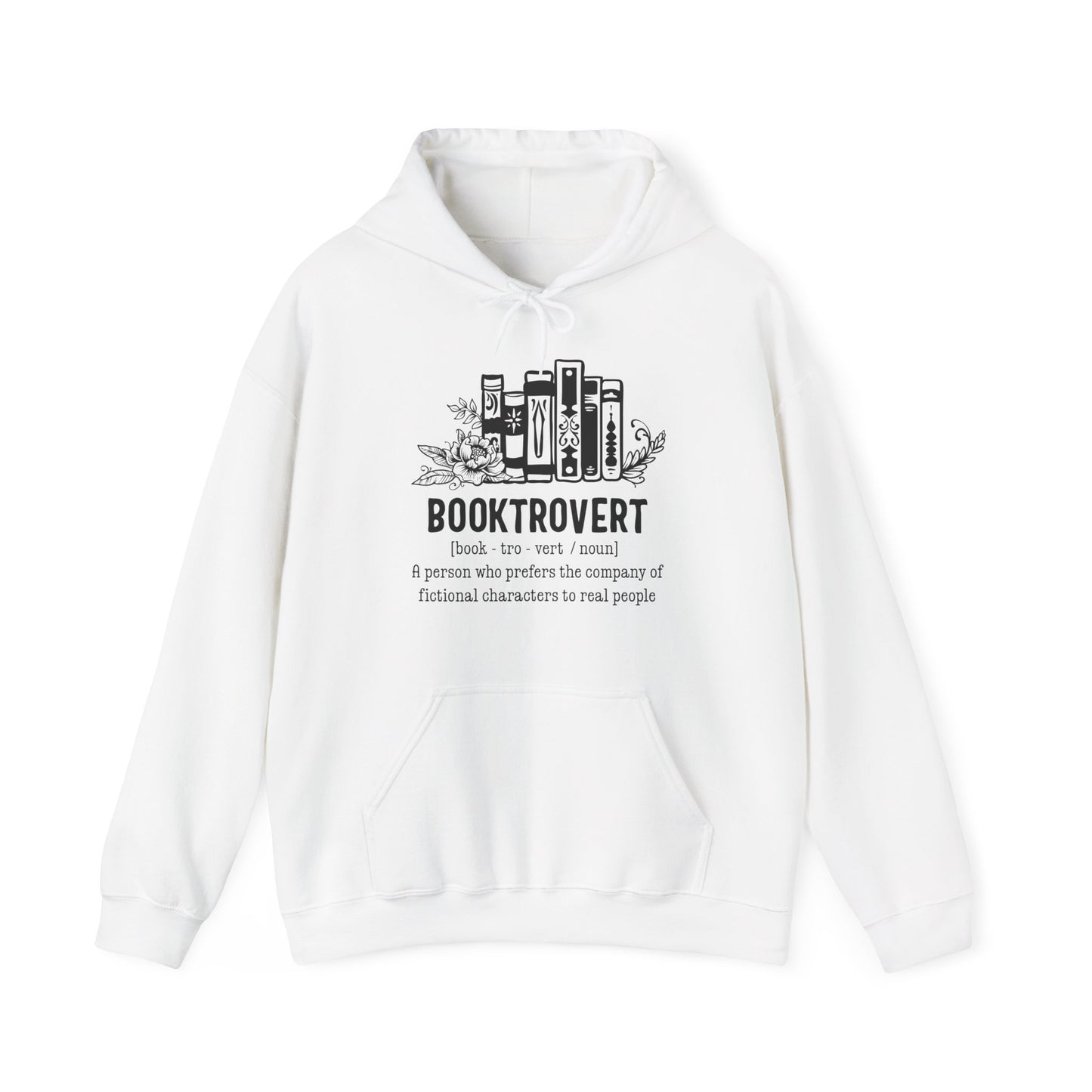 Bookrovert Definition Unisex Heavy Blend Hoodie - Funny Book Lover Gift