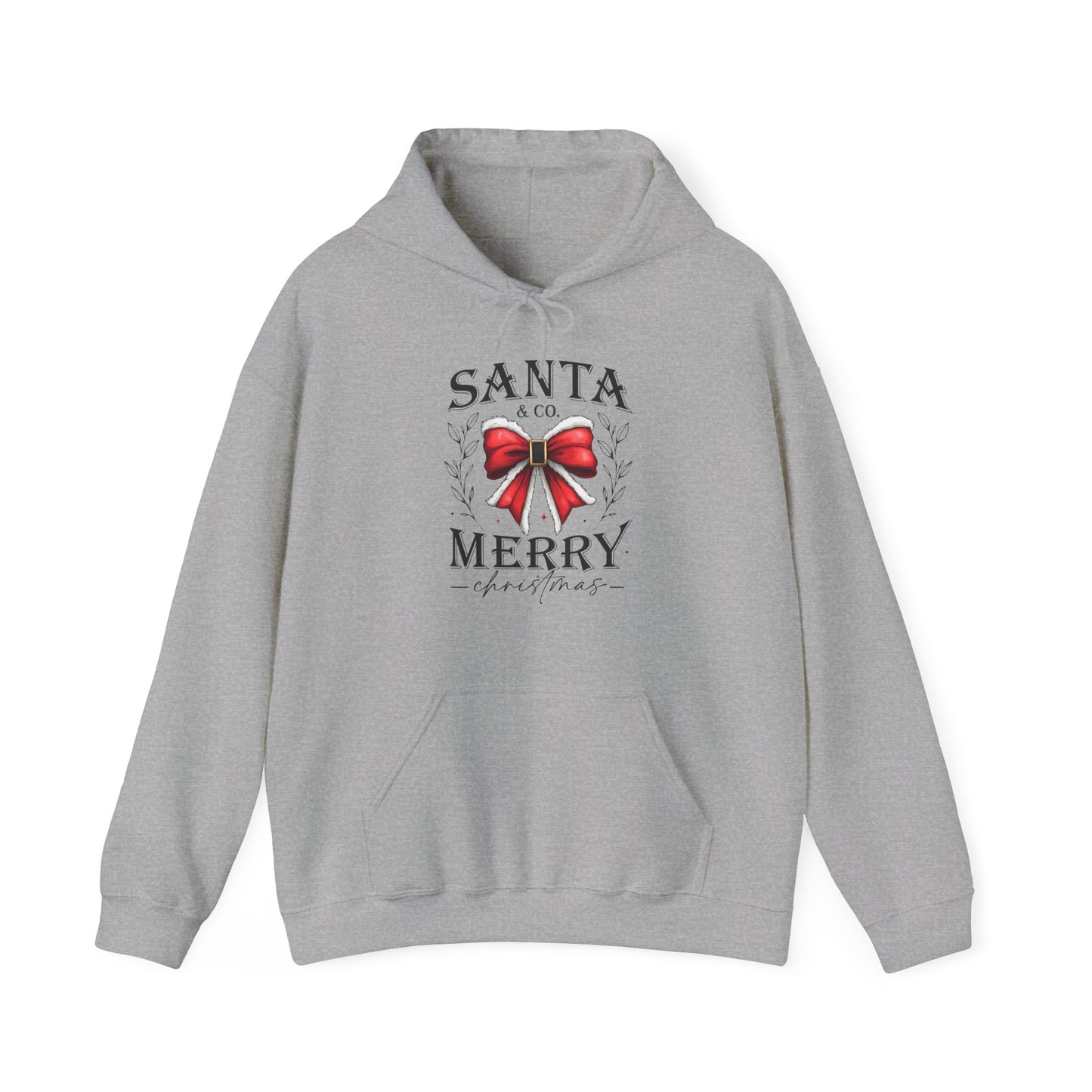 Santa and Co Merrey Christmas bow Unisex Heavy Blend™ Hooded Sweatshirt - sizes S - 5X