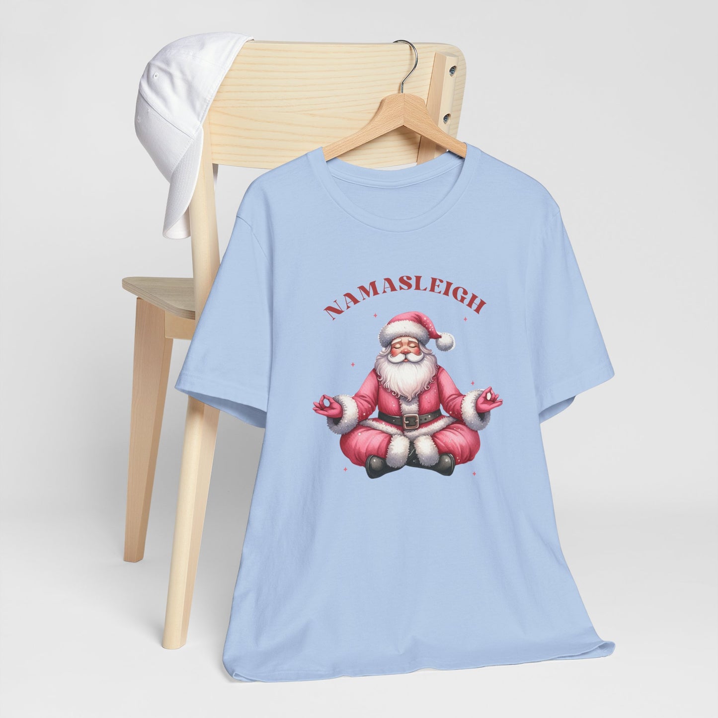 Namasleigh Santa  Unisex Jersey Short Sleeve Tee - size S - 3X