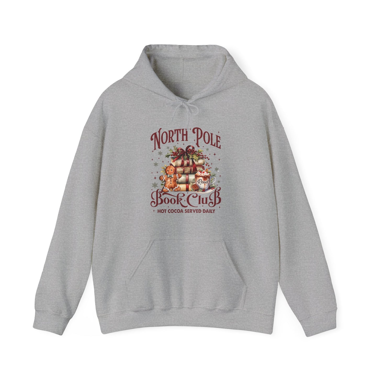 North Pole Book Club Unisex Heavy Blend™ Hooded Sweatshirt -sizes S - 3X