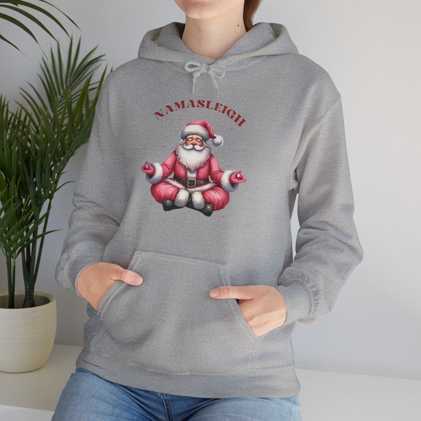 Namasleigh Santa Unisex Heavy Blend Hooded Sweatshirt - sizes S - 5X