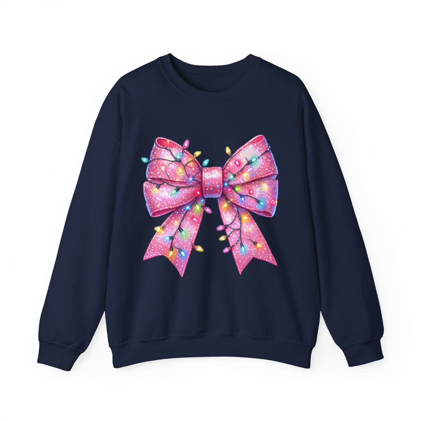 Christmas Bow Unisex Heavy Blend Crewneck Sweatshirt - sizes S - 5X