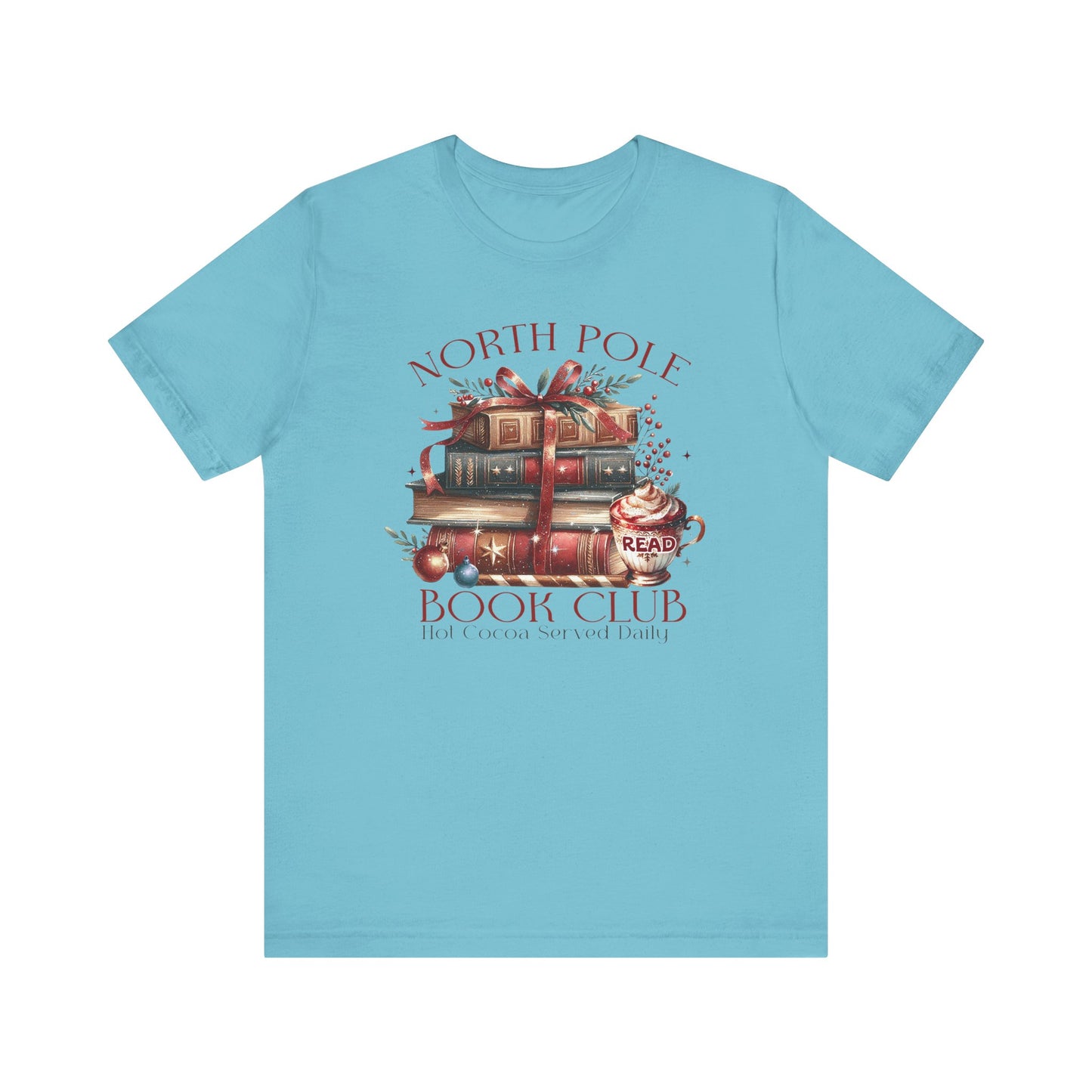 North Pole Book Club Unisex Jersey T-shirt - sizes S - 3X