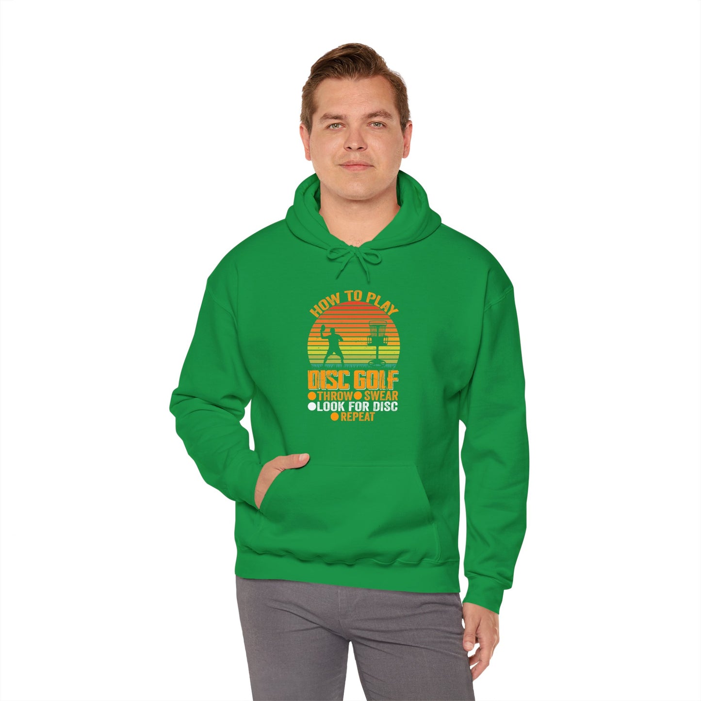 How to Disc Golf Unisex Heavy Blend™ Hooded Sweatshirt - S - 3X