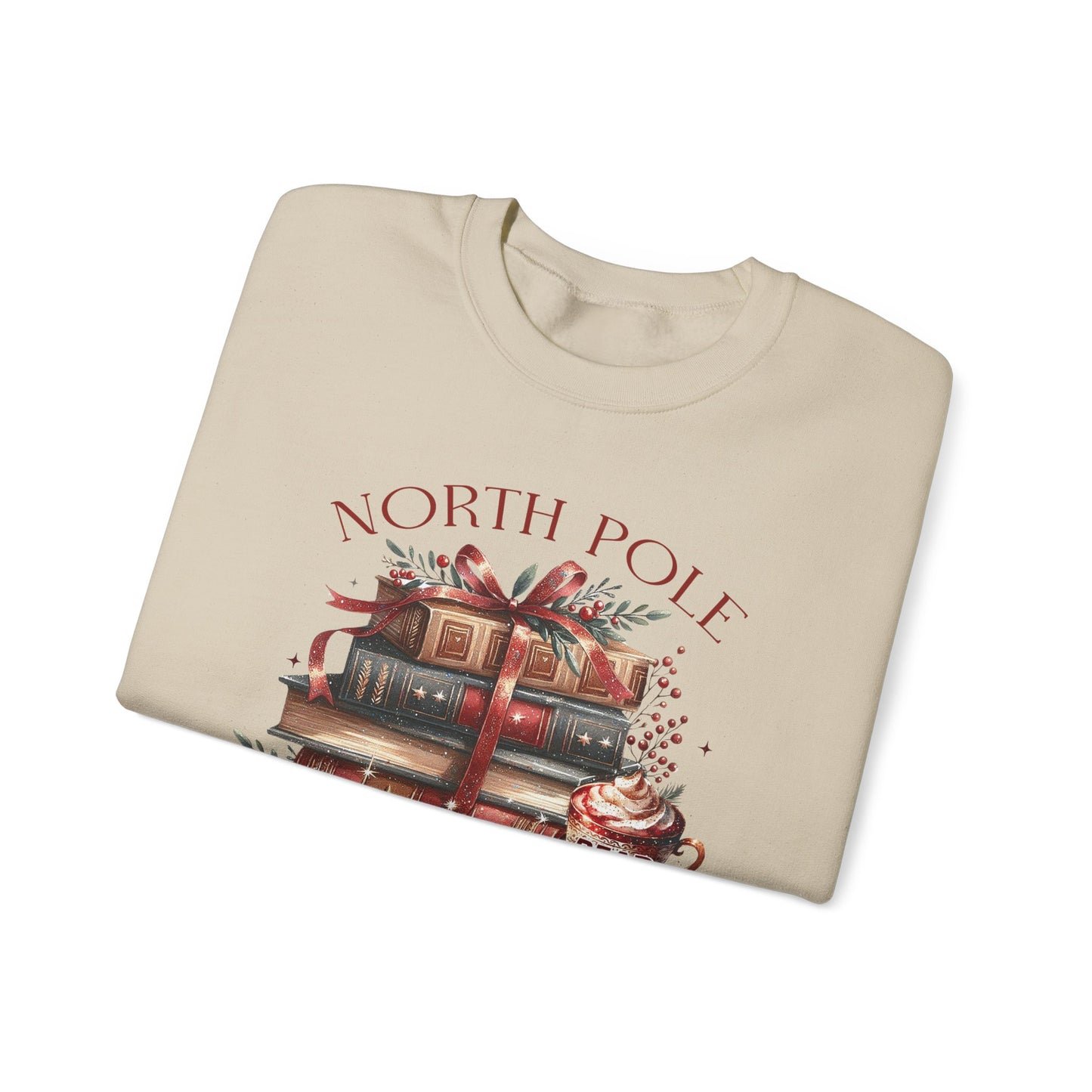 North Pole Book Club Unisex Heavy Blend™ Crewneck Sweatshirt - sizes S - 3X