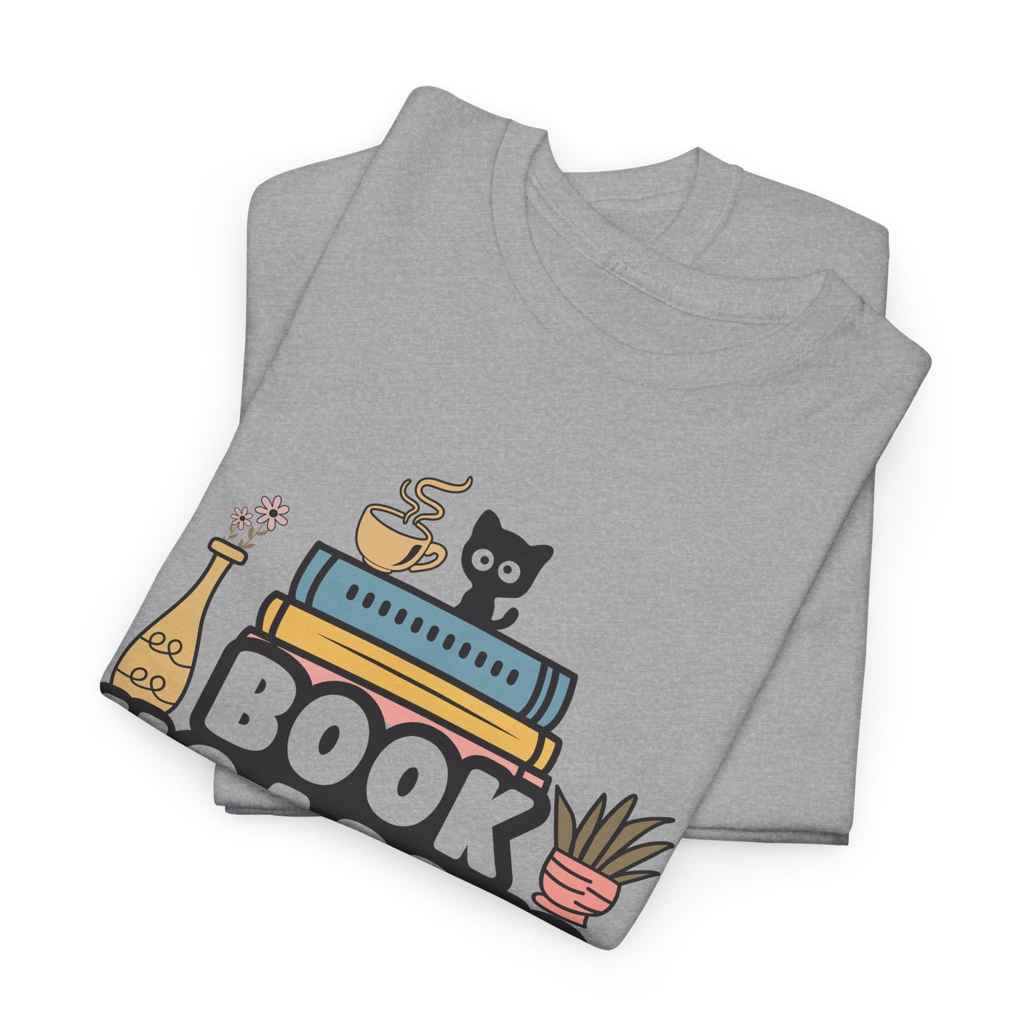 Book Hoarder Unisex Tee - Funny Cat Lover Book Lover Gift - sizes S - 5X