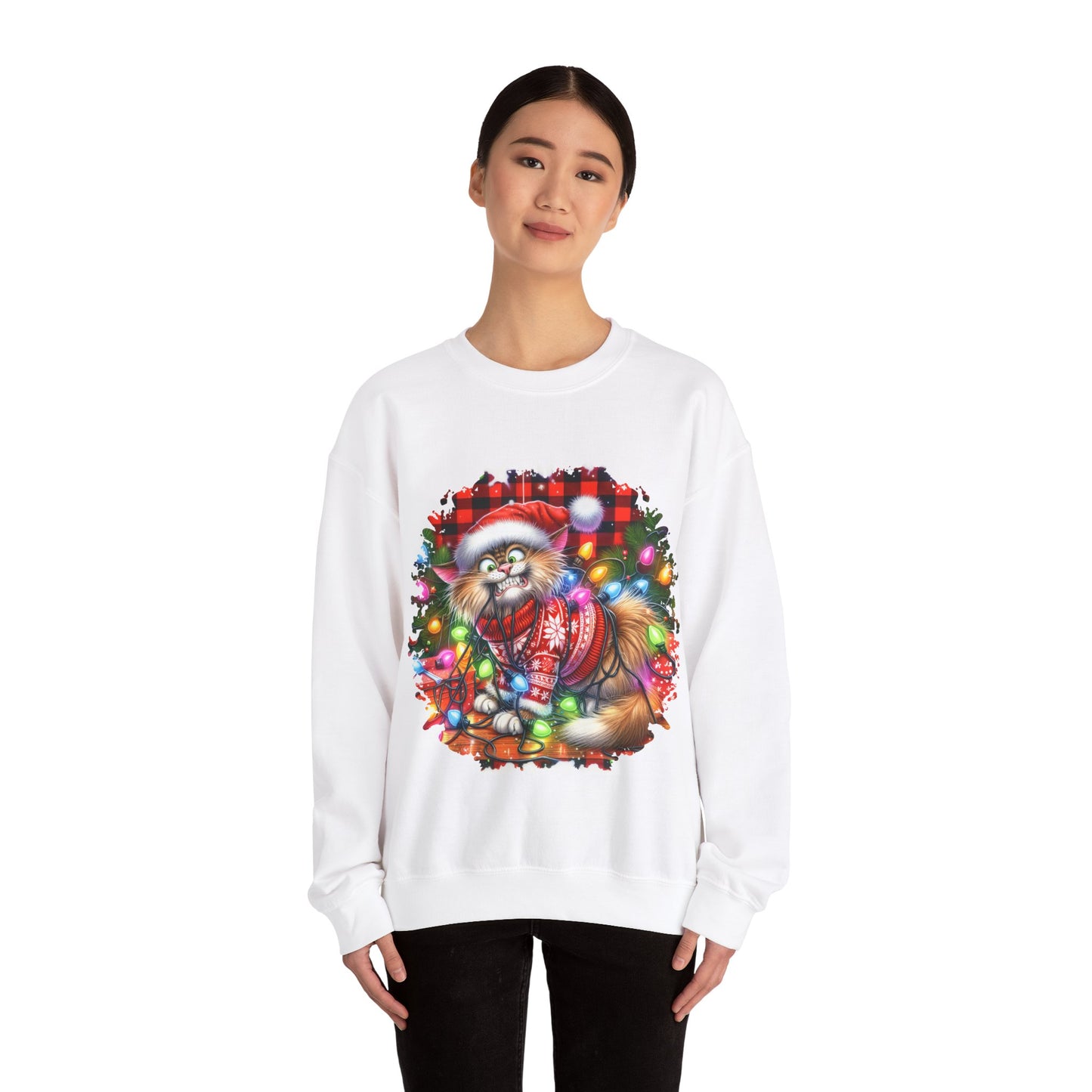 Christmas Cat Unisex Sweatshirt