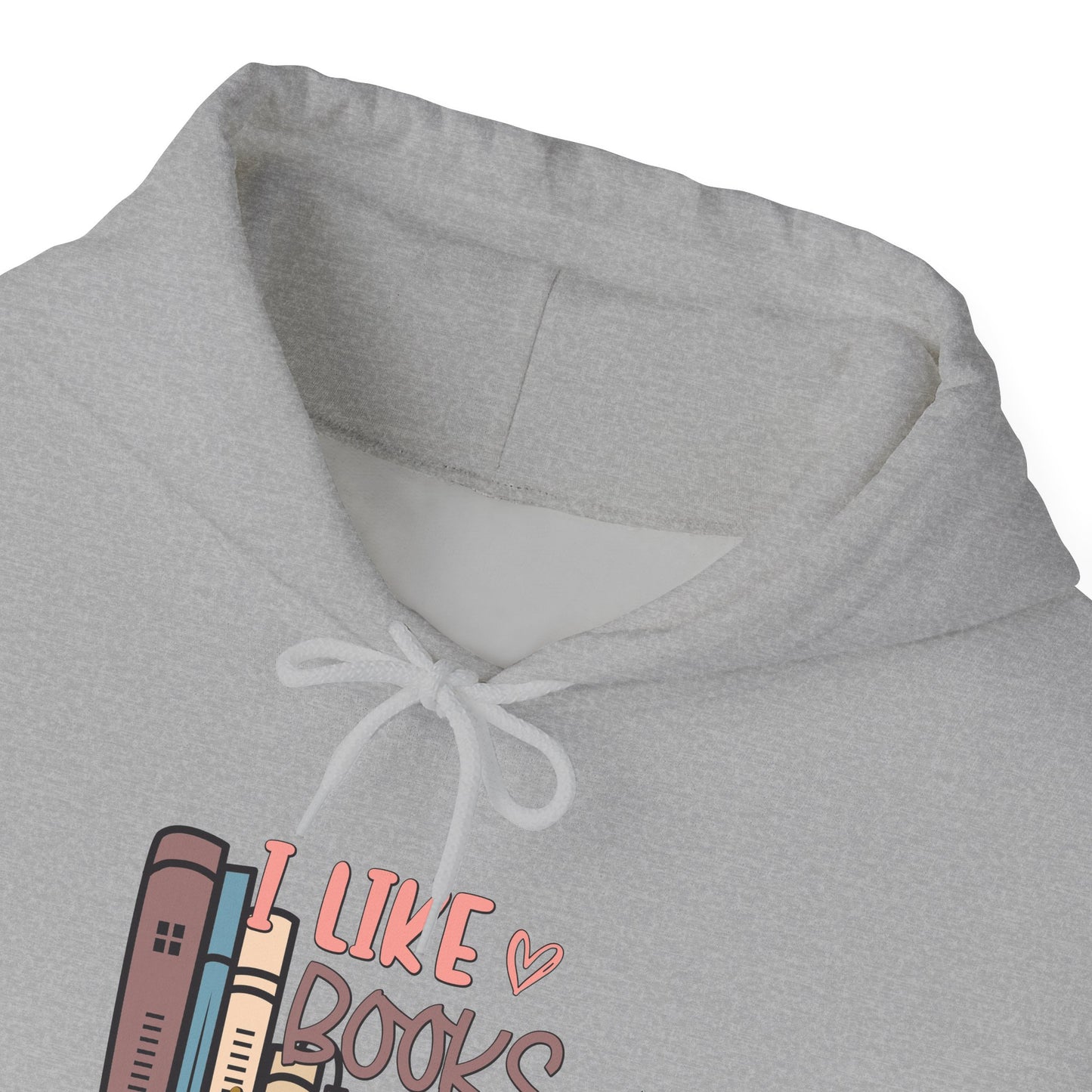 I like books more than people Unisex Heavy Blend™ Hooded Sweatshirt - sizes S - 5X