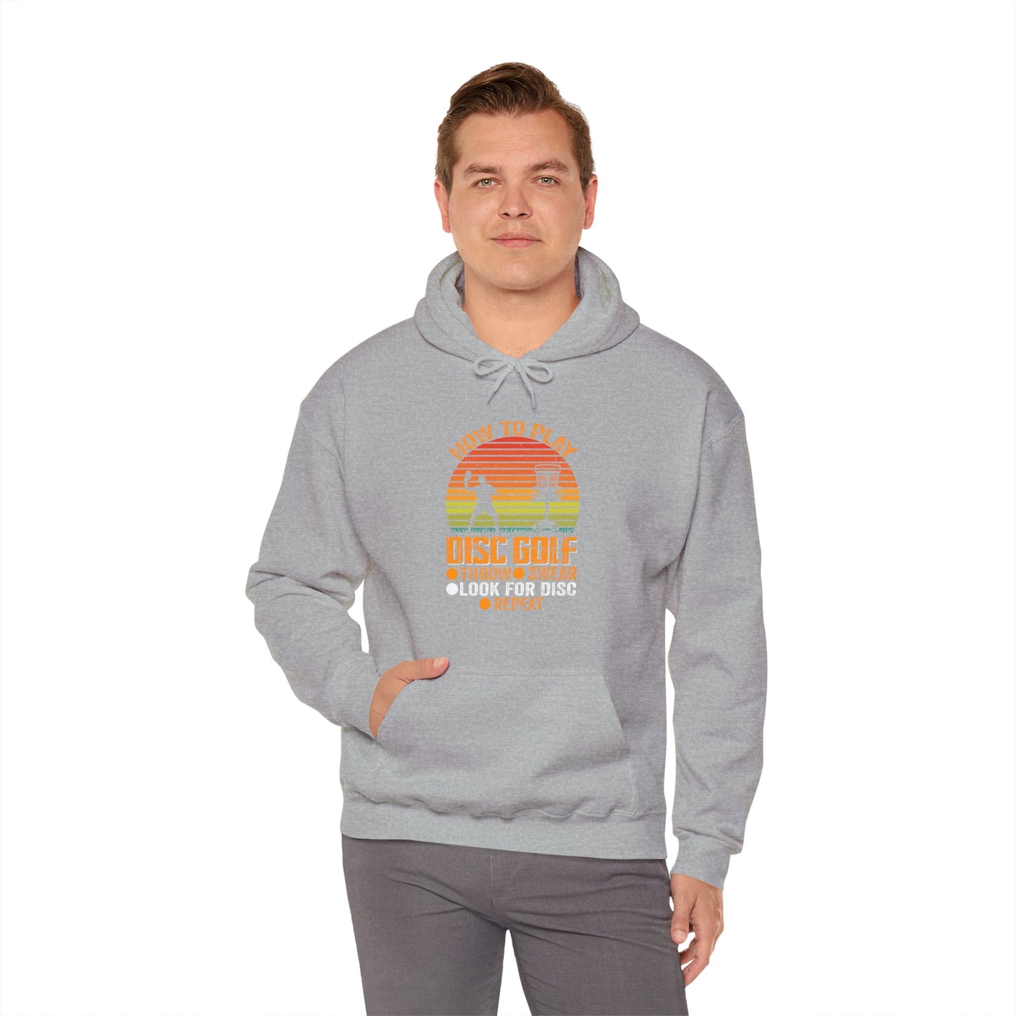 How to Disc Golf Unisex Heavy Blend™ Hooded Sweatshirt - S - 3X