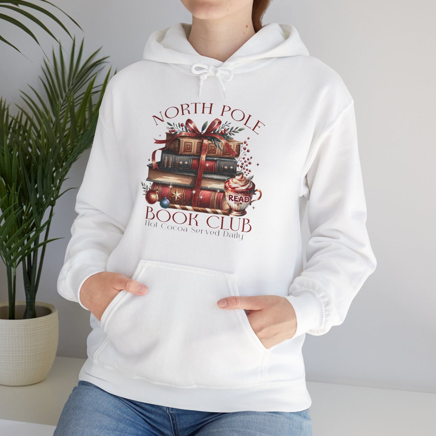 North Pole Book Club Unisex Heavy Blend™ Hooded Sweatshirt - size S - 3X