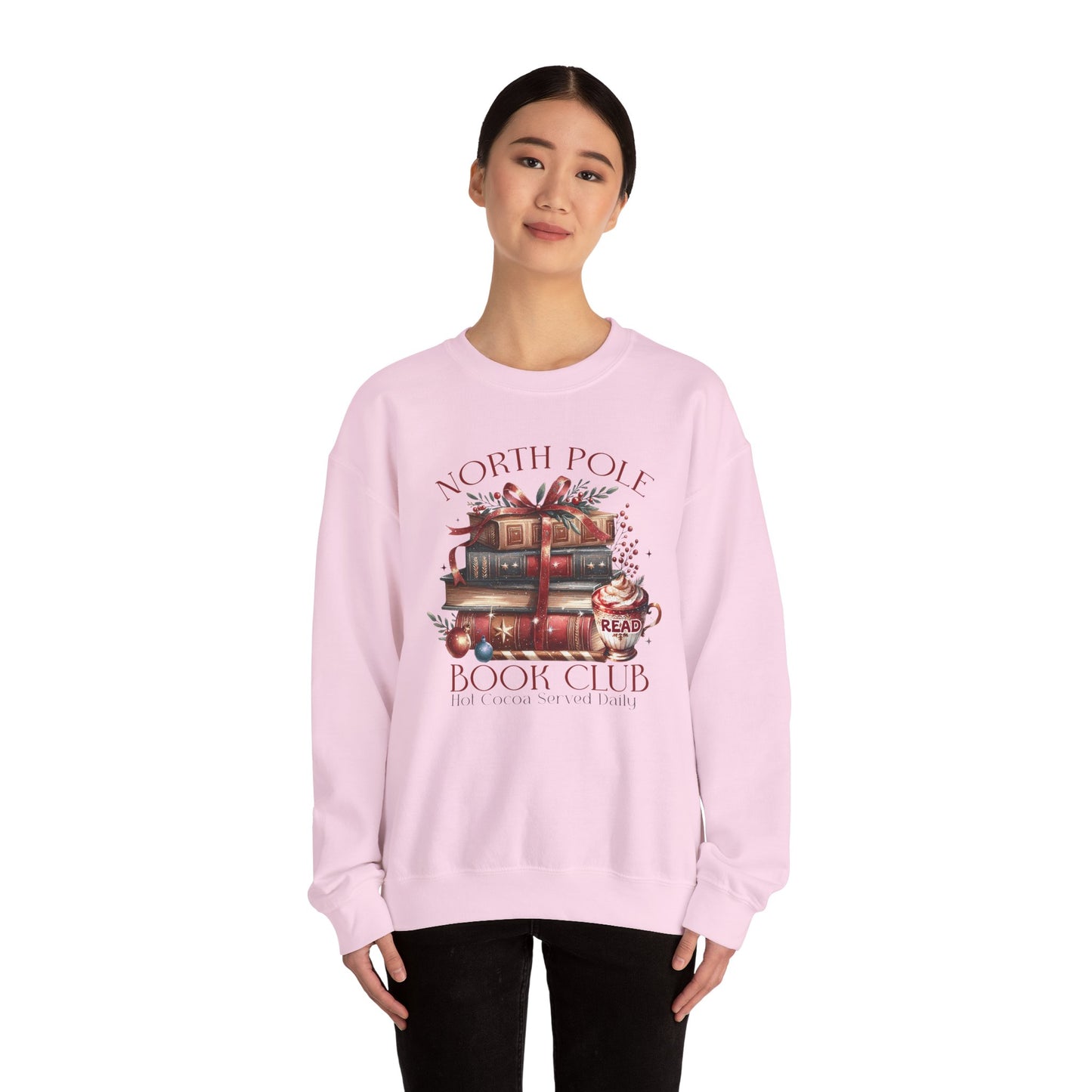 North Pole Book Club Unisex Heavy Blend™ Crewneck Sweatshirt - sizes S - 3X