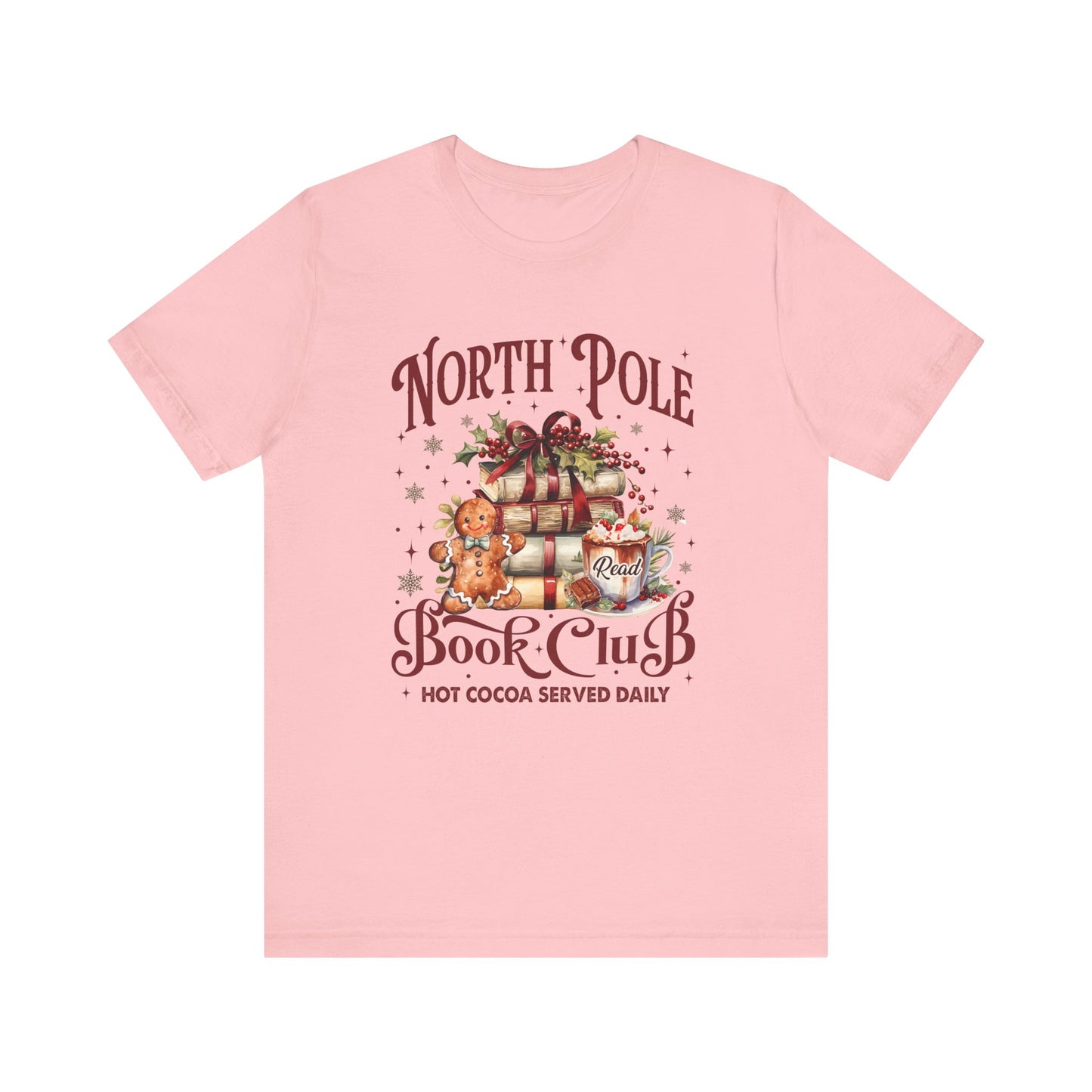 North Pole Book Club Unisex Jersey Short Sleeve Tee - sizes S - 3X