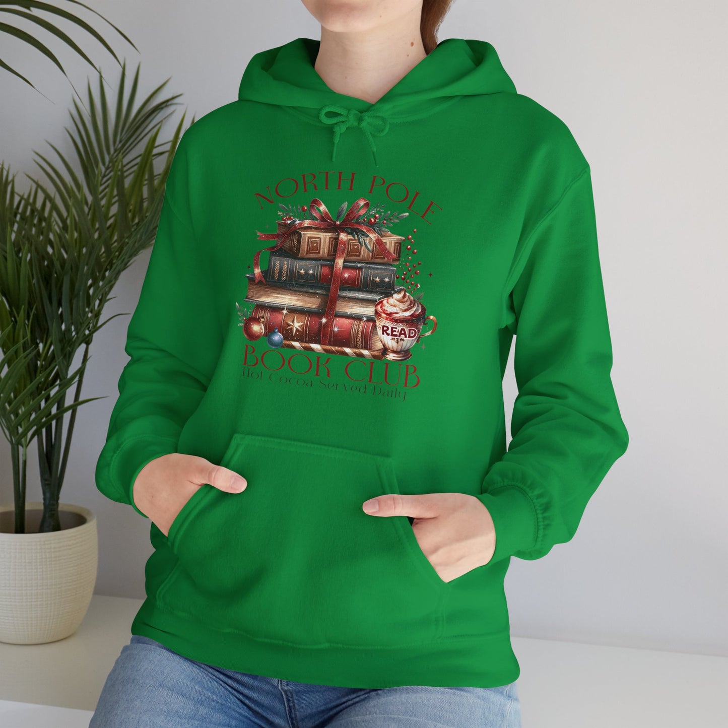 North Pole Book Club Unisex Heavy Blend™ Hooded Sweatshirt - size S - 3X