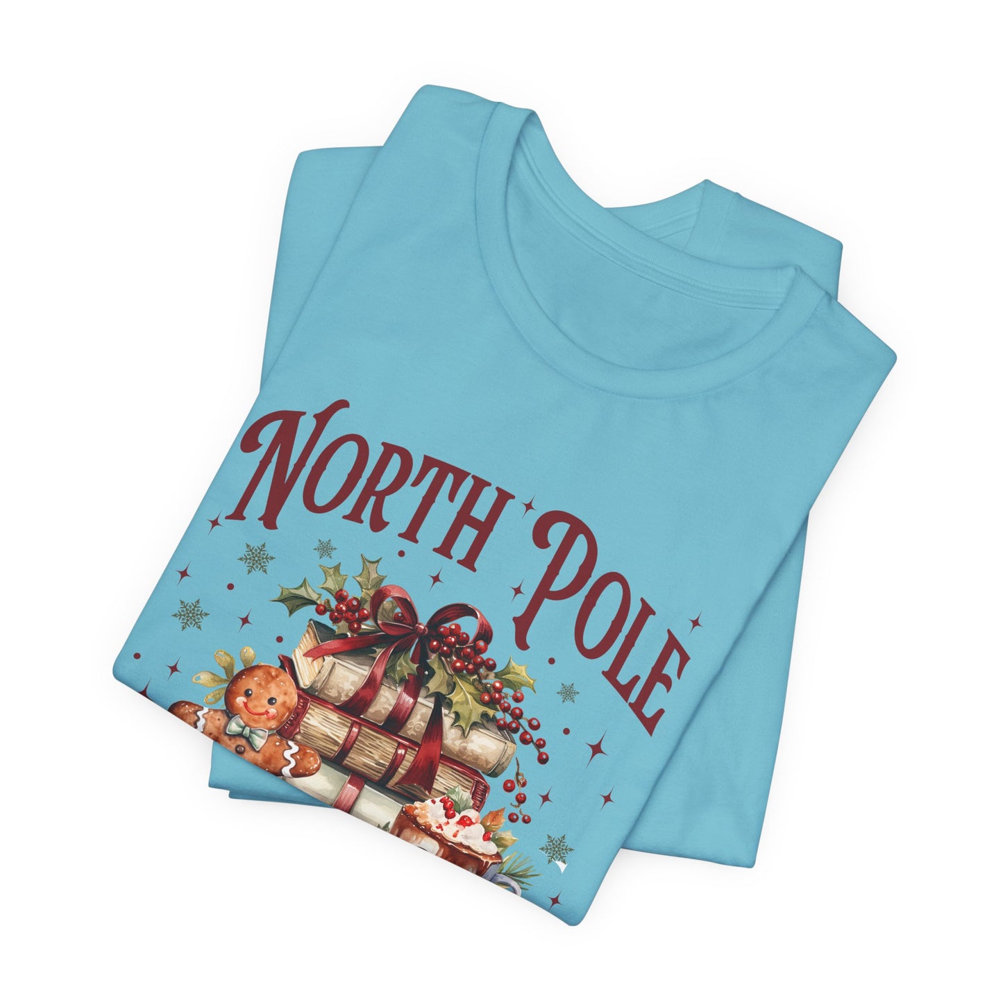 North Pole Book Club Unisex Jersey Short Sleeve Tee - sizes S - 3X