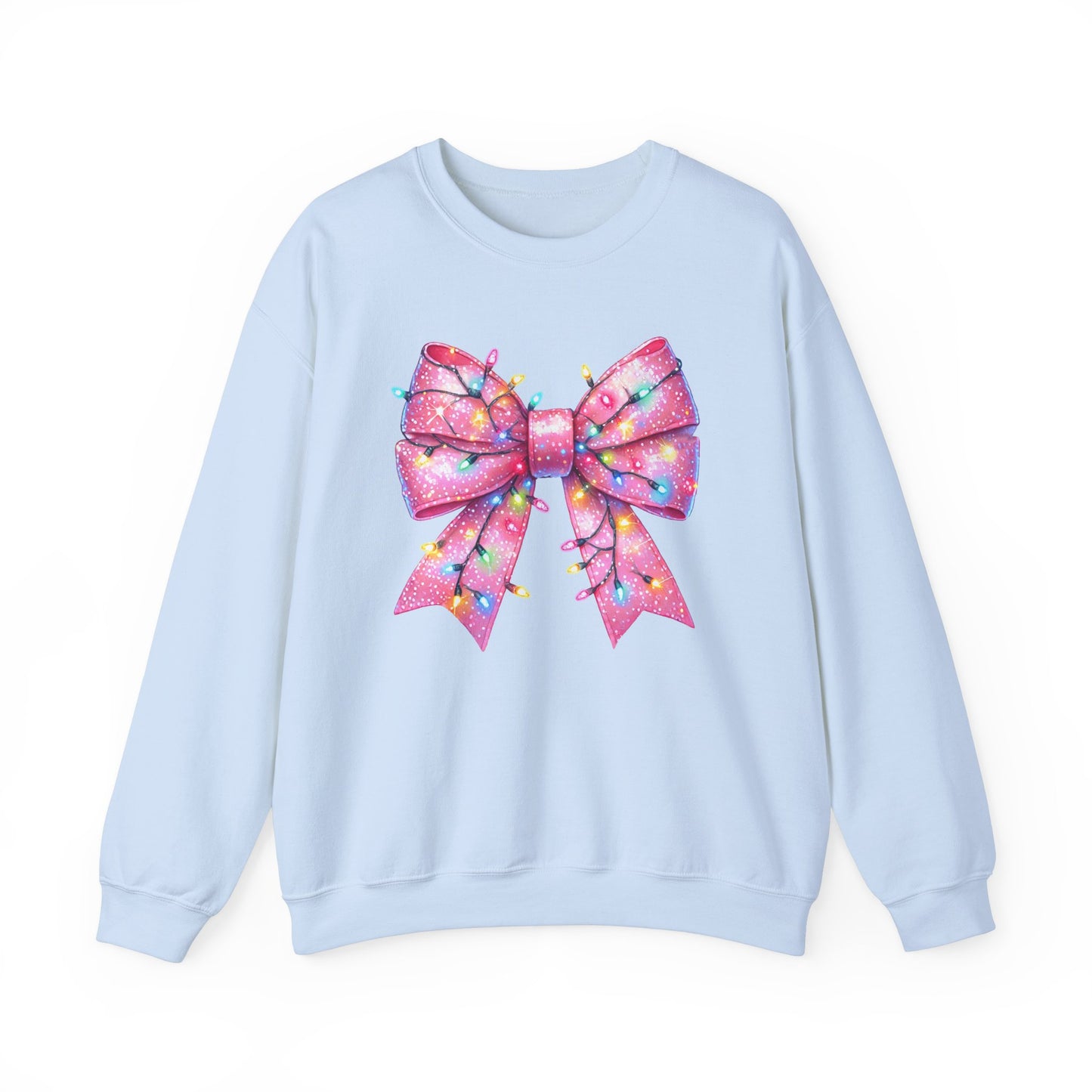 Big Pink Bow Unisex Heavy Blend™ Crewneck Sweatshirt - sizes S - 3X