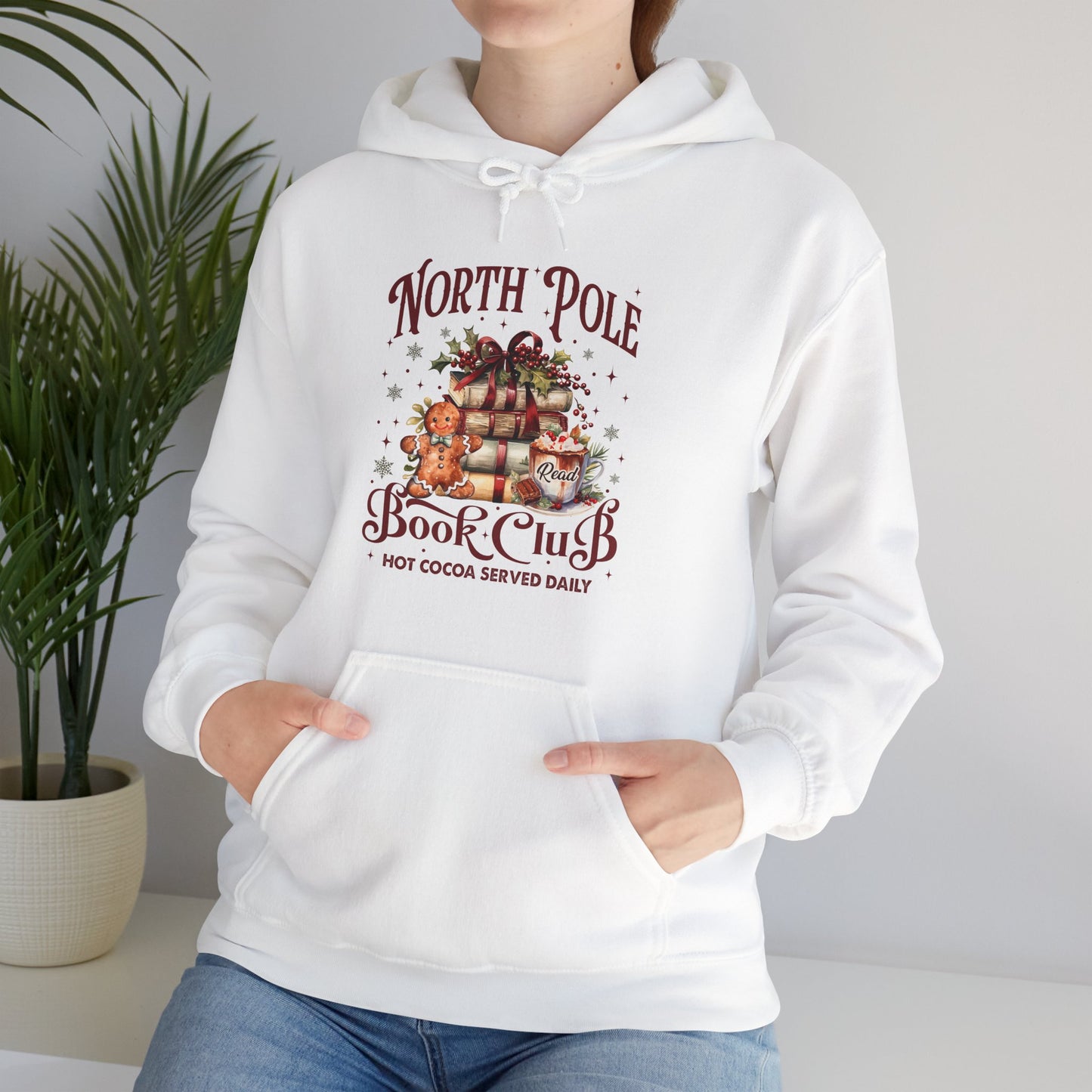 North Pole Book Club Unisex Heavy Blend™ Hooded Sweatshirt -sizes S - 3X