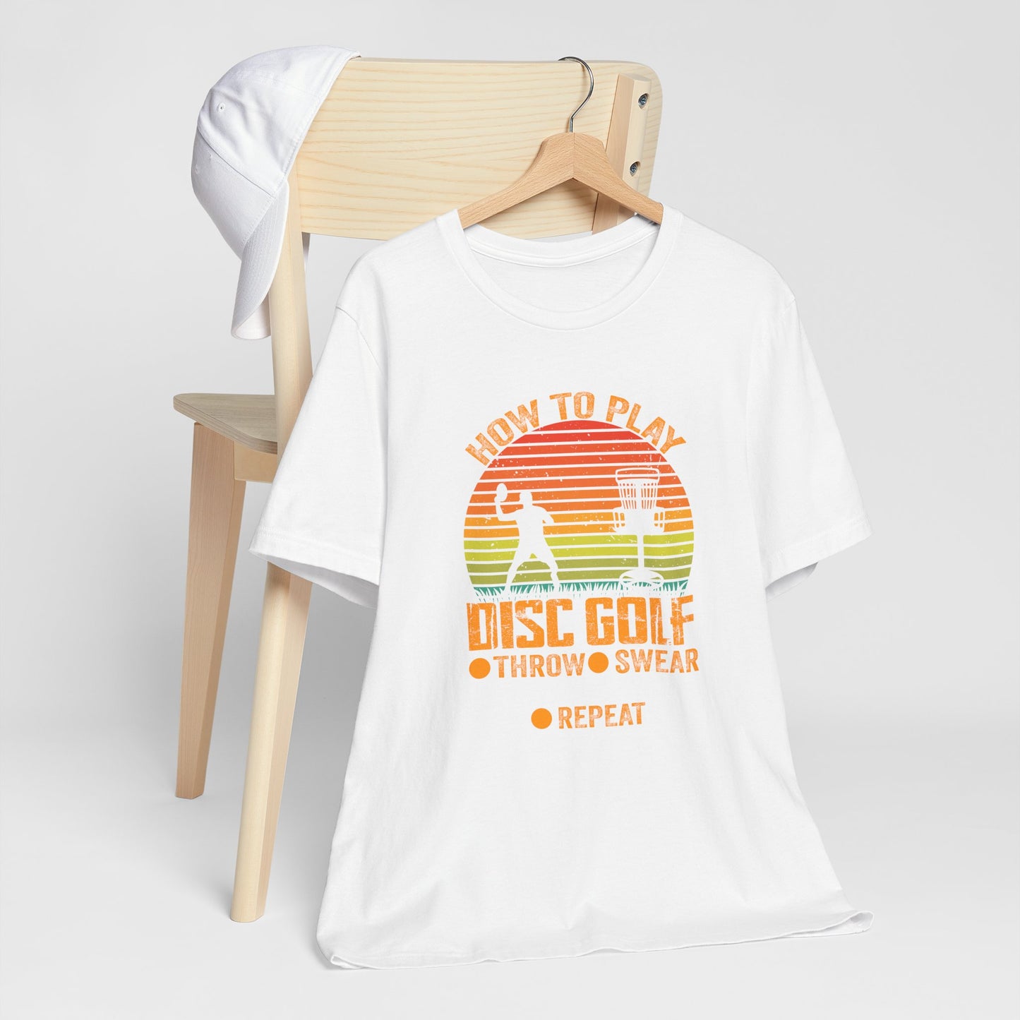 How to Disc Golf Unisex Jersey Short Sleeve Tee - sizes S - 3X