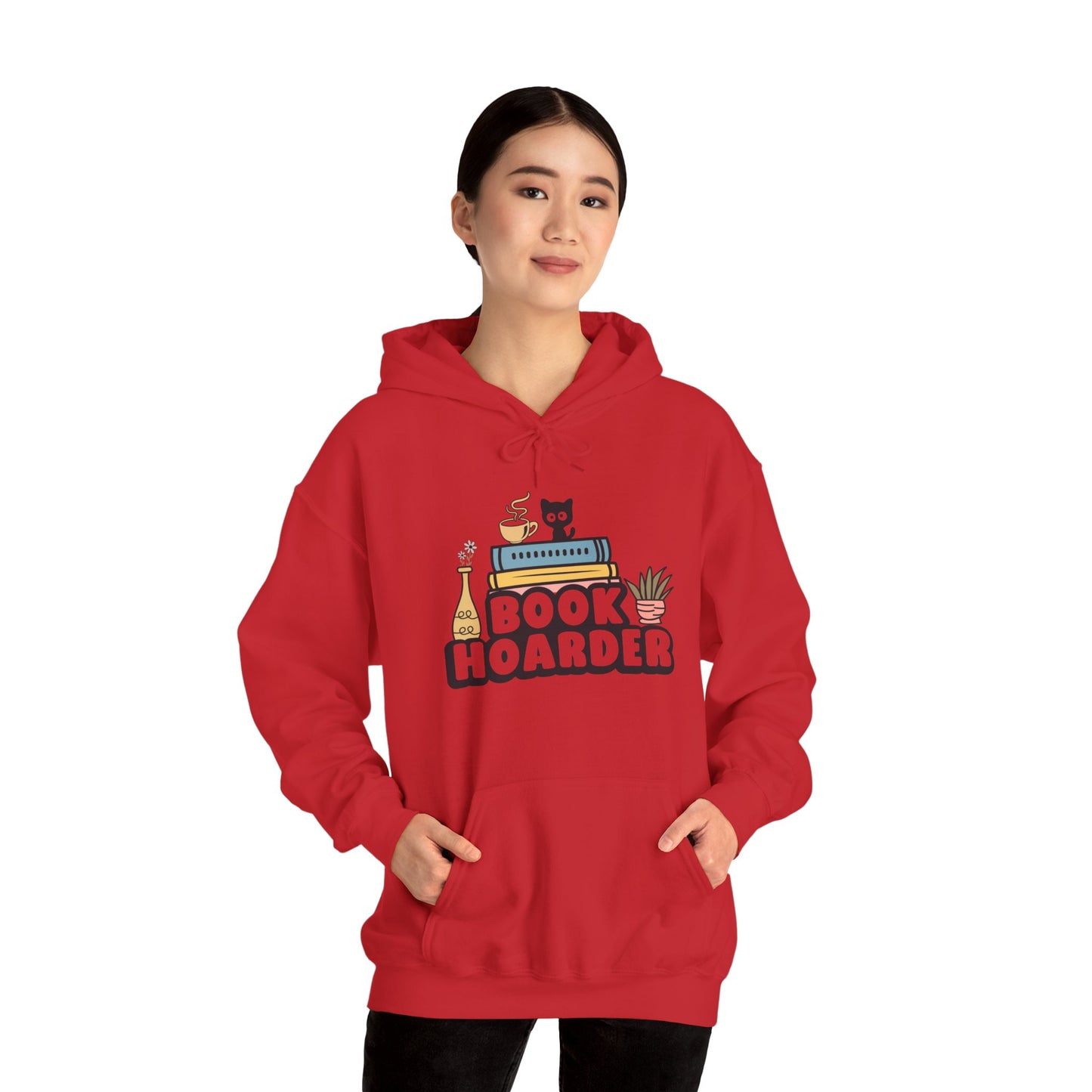 Book Hoarder Unisex Heavy Blend™ Hooded Sweatshirt - sizes S - 3X