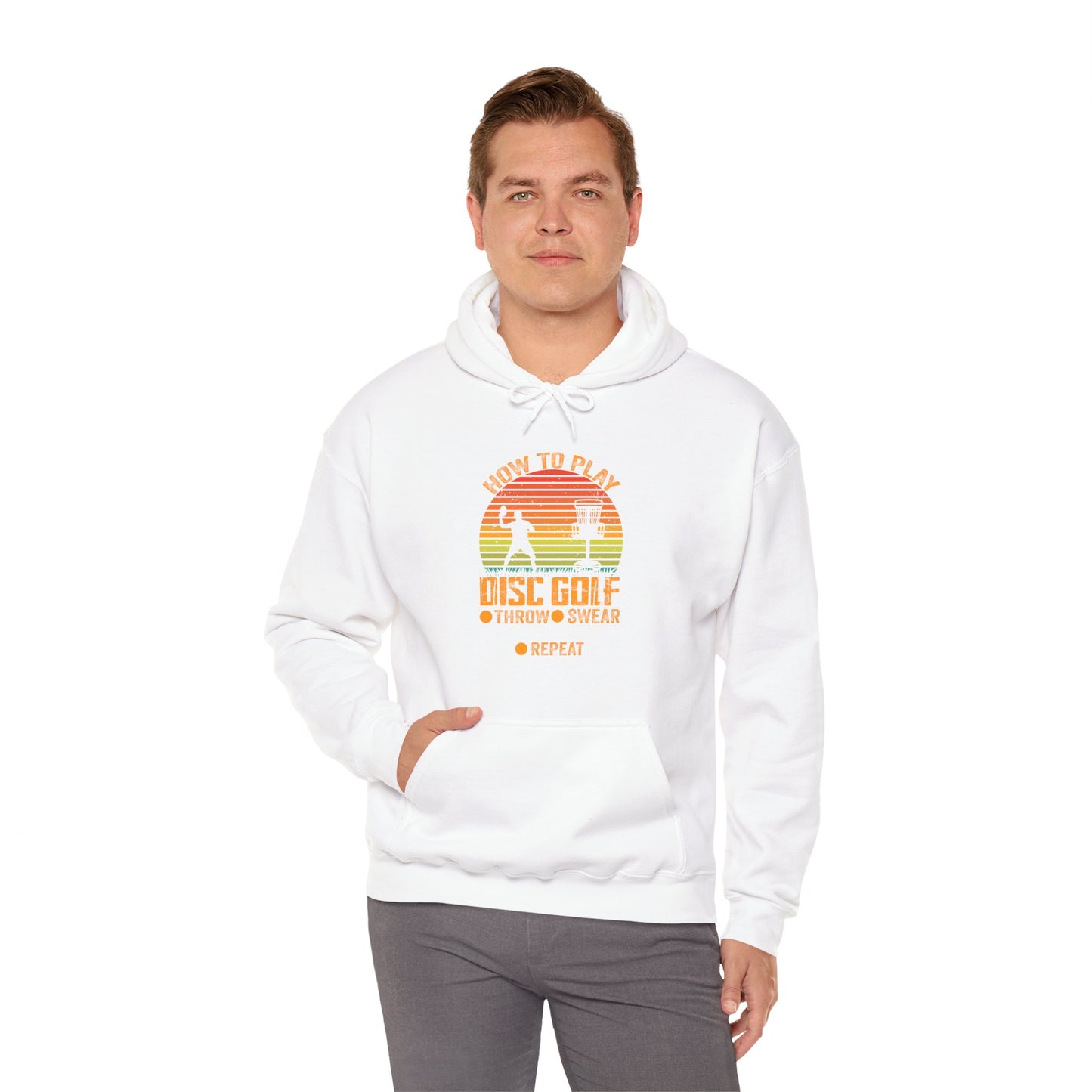 How to Disc Golf Unisex Heavy Blend™ Hooded Sweatshirt - S - 3X