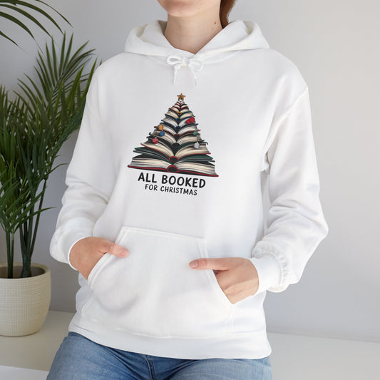 All Booked for Christmas Unisex Heavy Blend™ Hooded Sweatshirt - sizes S - 5X