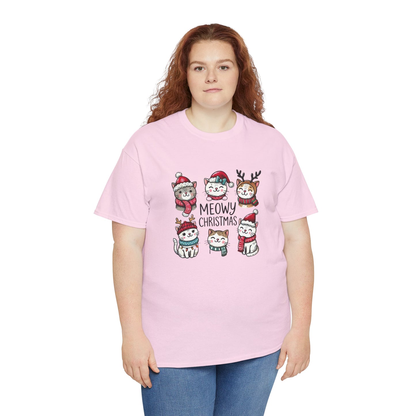 Meowy Christmas Unisex T-shirt - sizes S - 5X