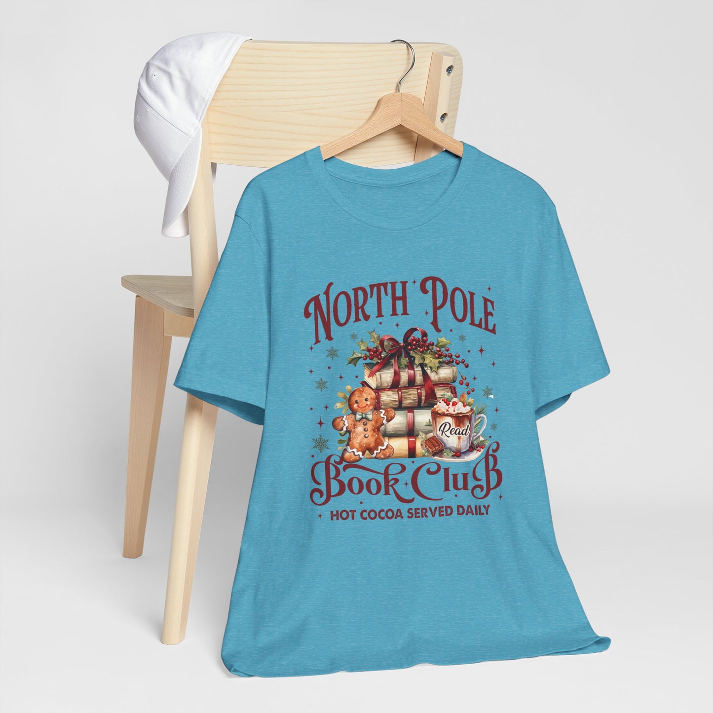 North Pole Book Club Unisex Jersey Short Sleeve Tee - sizes S - 3X