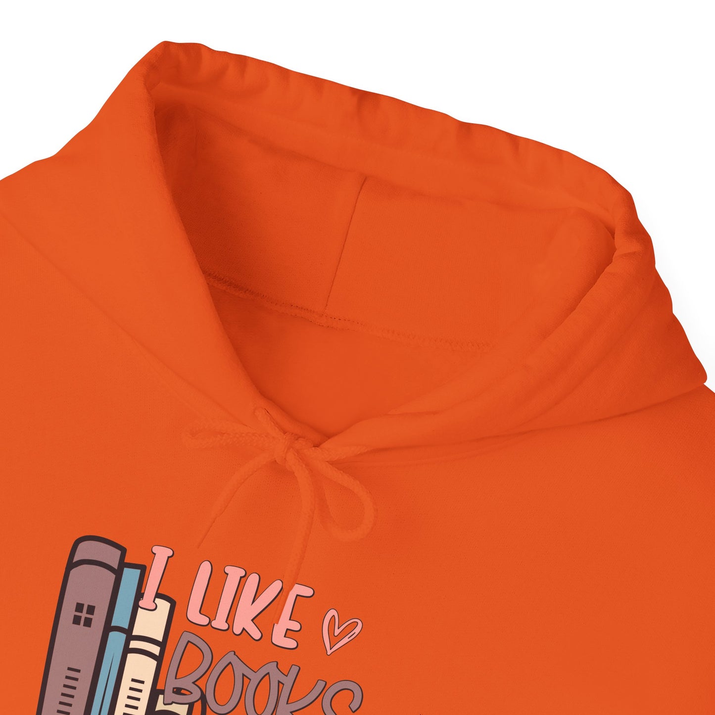 I like books more than people Unisex Heavy Blend™ Hooded Sweatshirt - sizes S - 3X