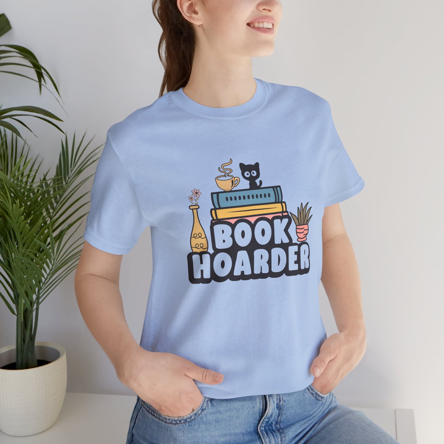 Book Hoarder Unisex Short Sleeve Tee - Sizes S - 3X