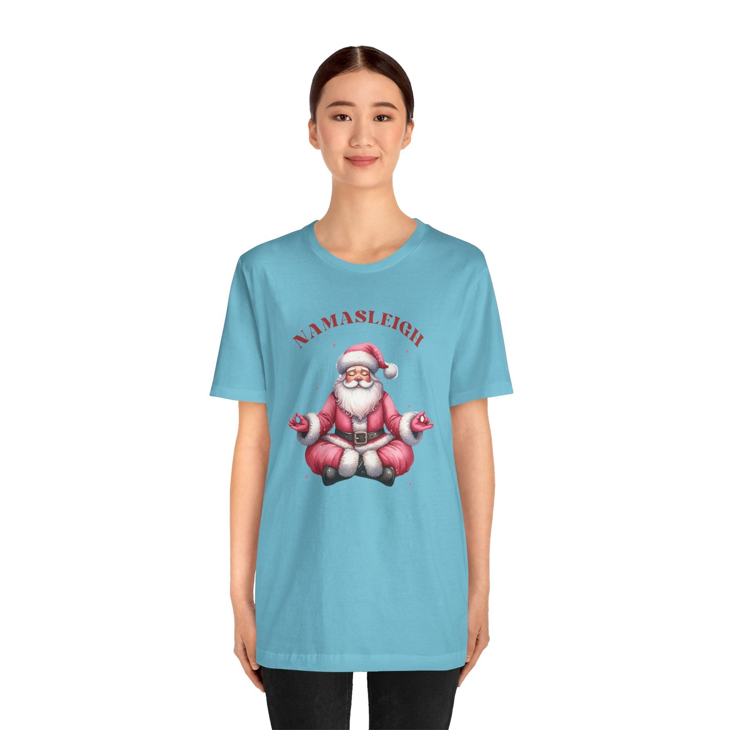 Namasleigh Santa  Unisex Jersey Short Sleeve Tee - size S - 3X