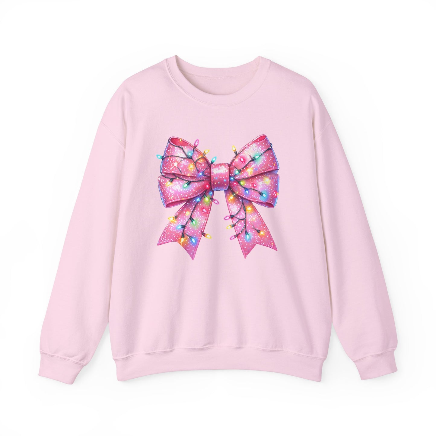 Big Pink Bow Unisex Heavy Blend™ Crewneck Sweatshirt - sizes S - 3X