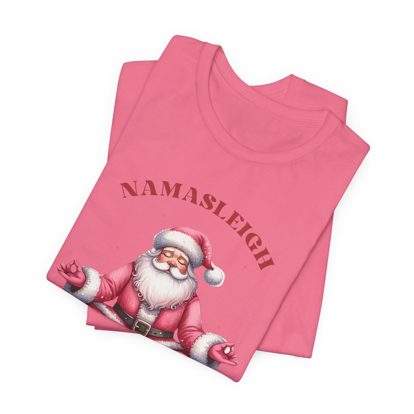 Namasleigh Santa  Unisex Jersey Short Sleeve Tee - size S - 3X