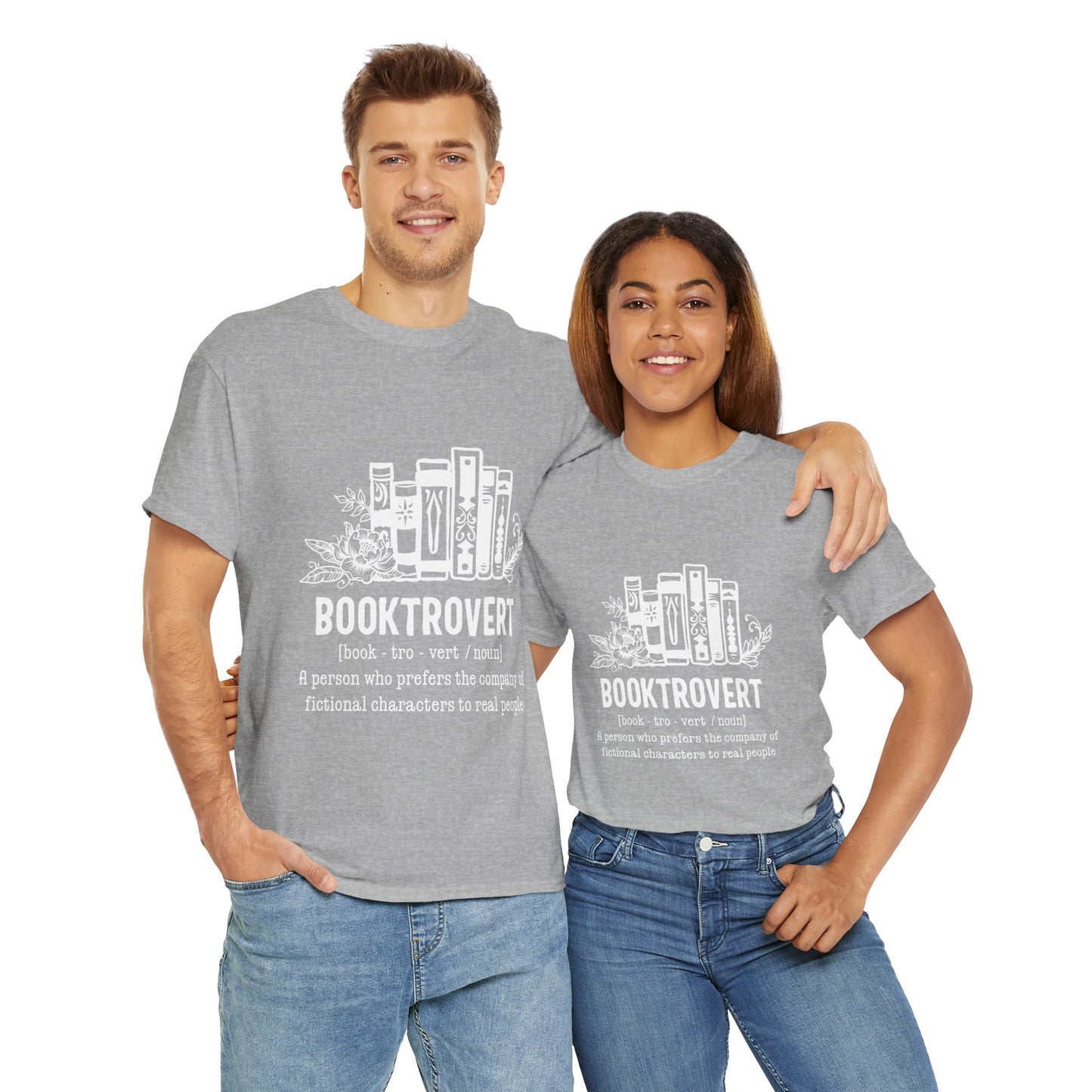 Booktrovert Definition Unisex Heavy Cotton Tee