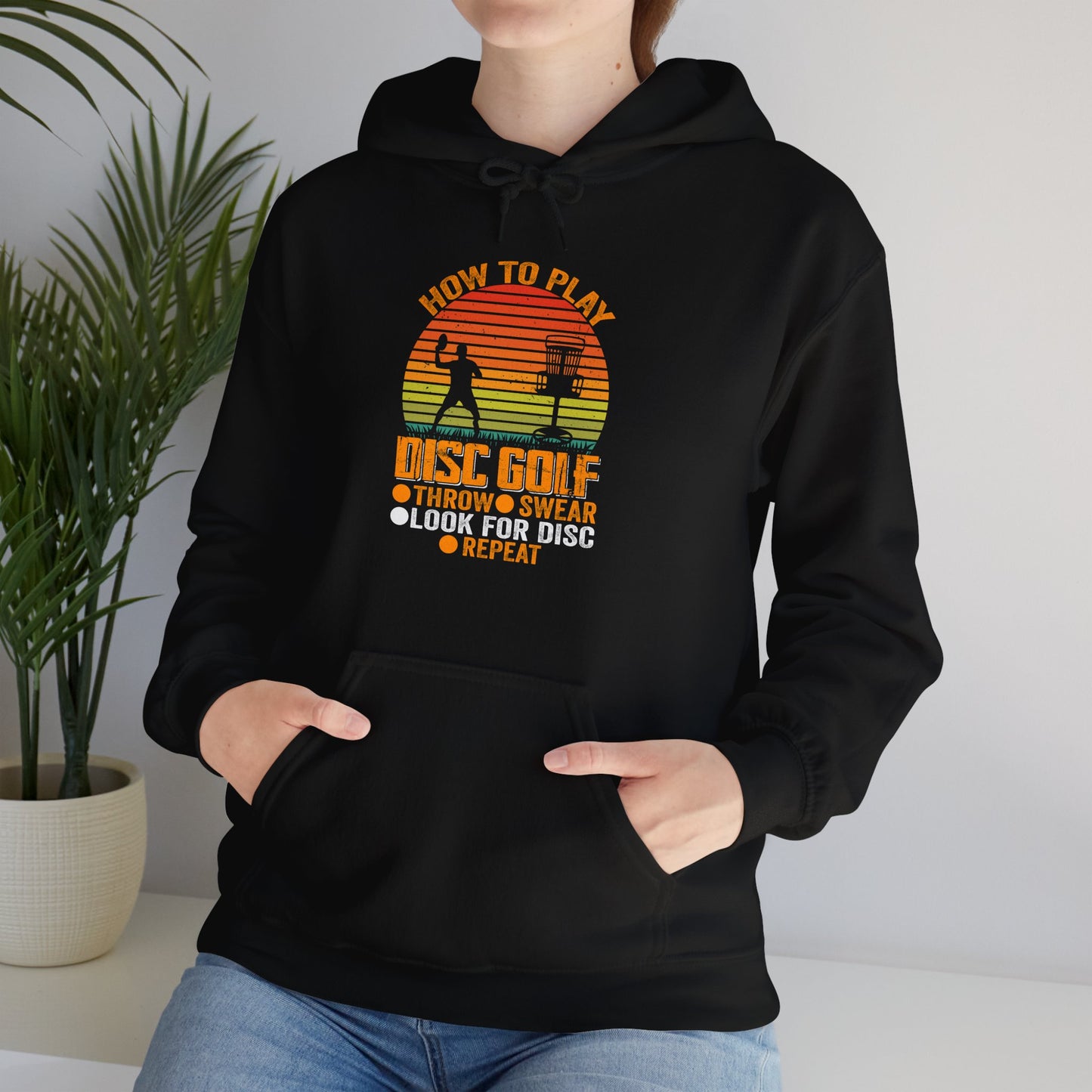 Disc Golfer Unisex Heavy Blend Hoodie - Size S - 5X