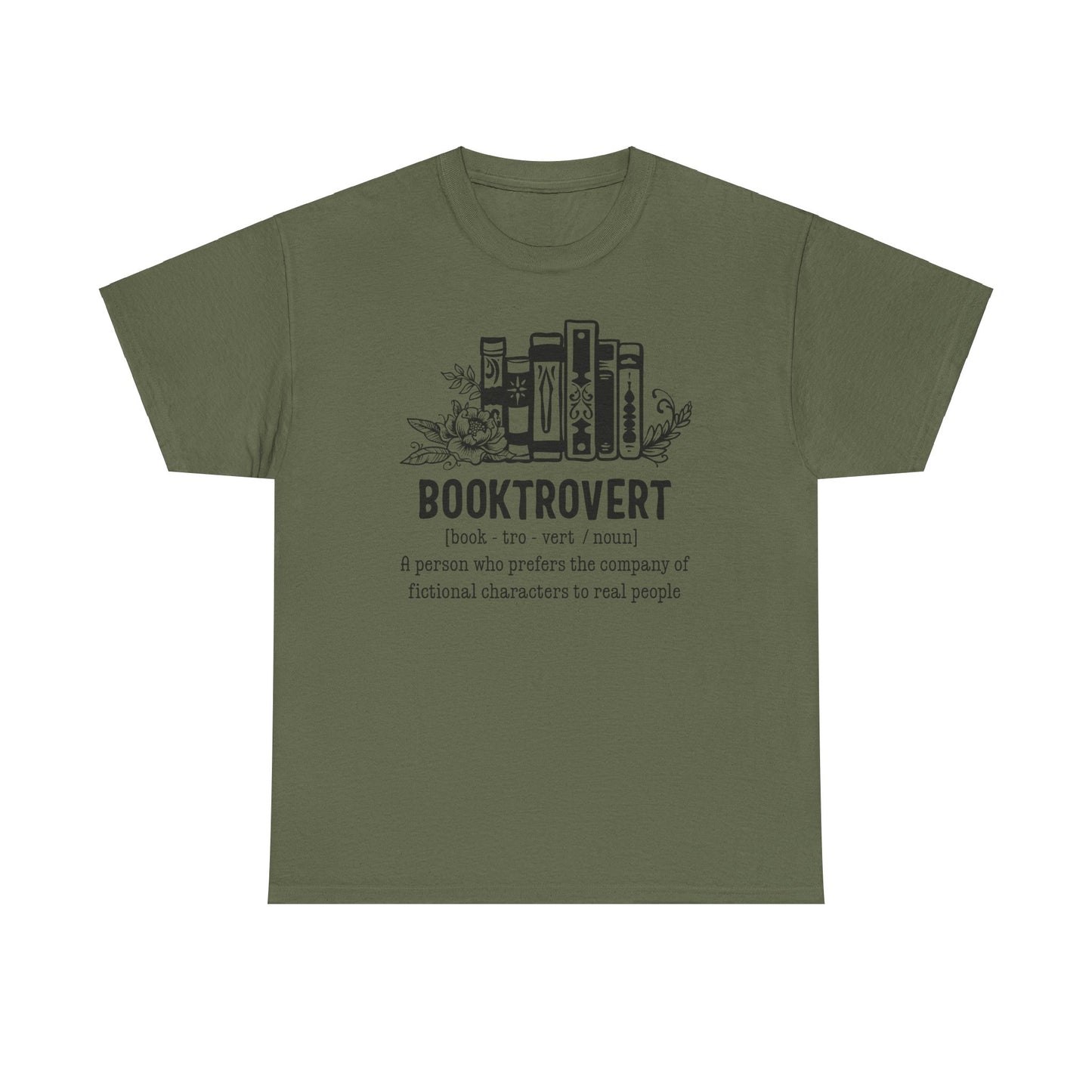 Booktrovert Definition Unisex Heavy Cotton Tee