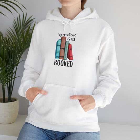 My Weekend is all Booked Unisex Heavy Blend™ Hooded Sweatshirt