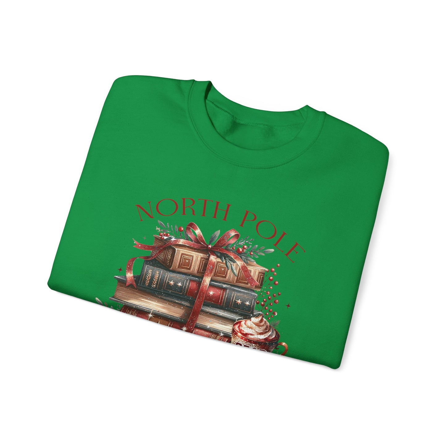 North Pole Book Club Unisex Heavy Blend™ Crewneck Sweatshirt - sizes S - 3X