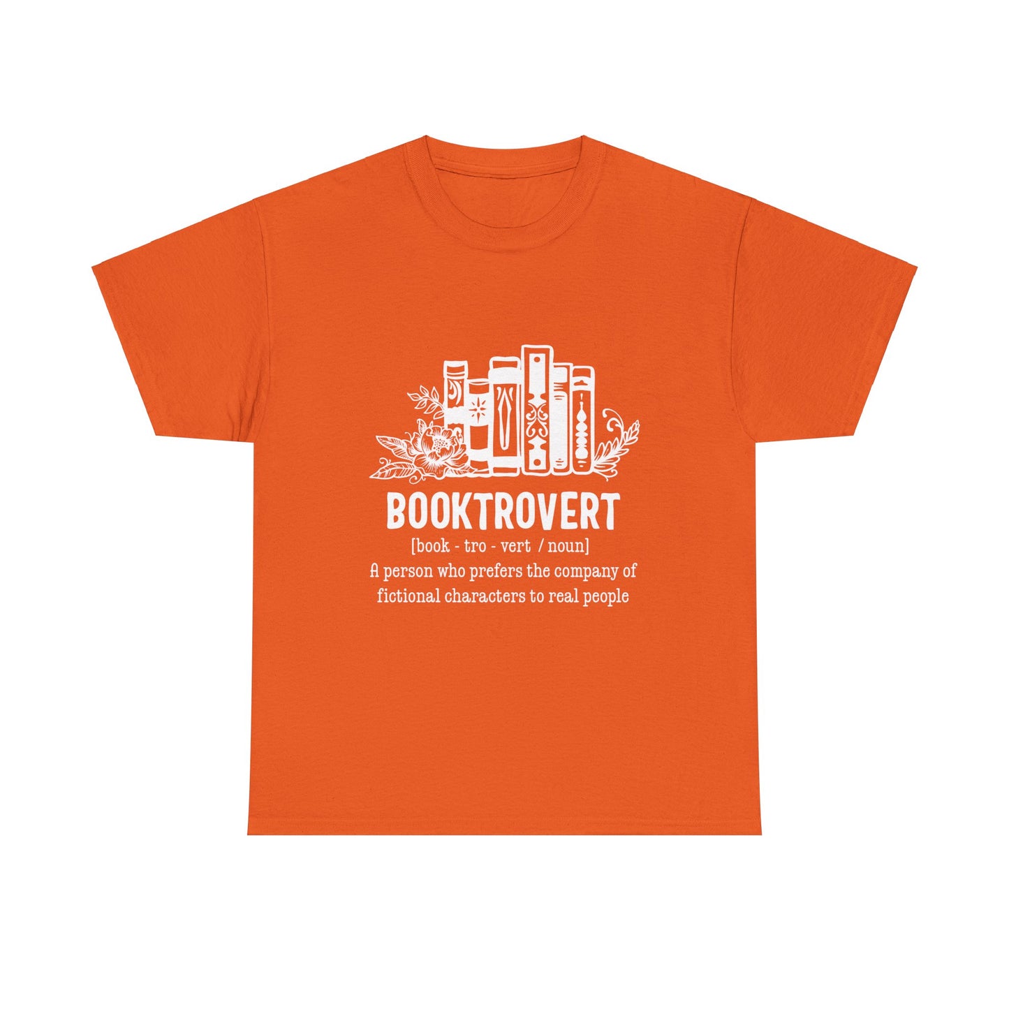 Booktrovert Definition Unisex Heavy Cotton Tee