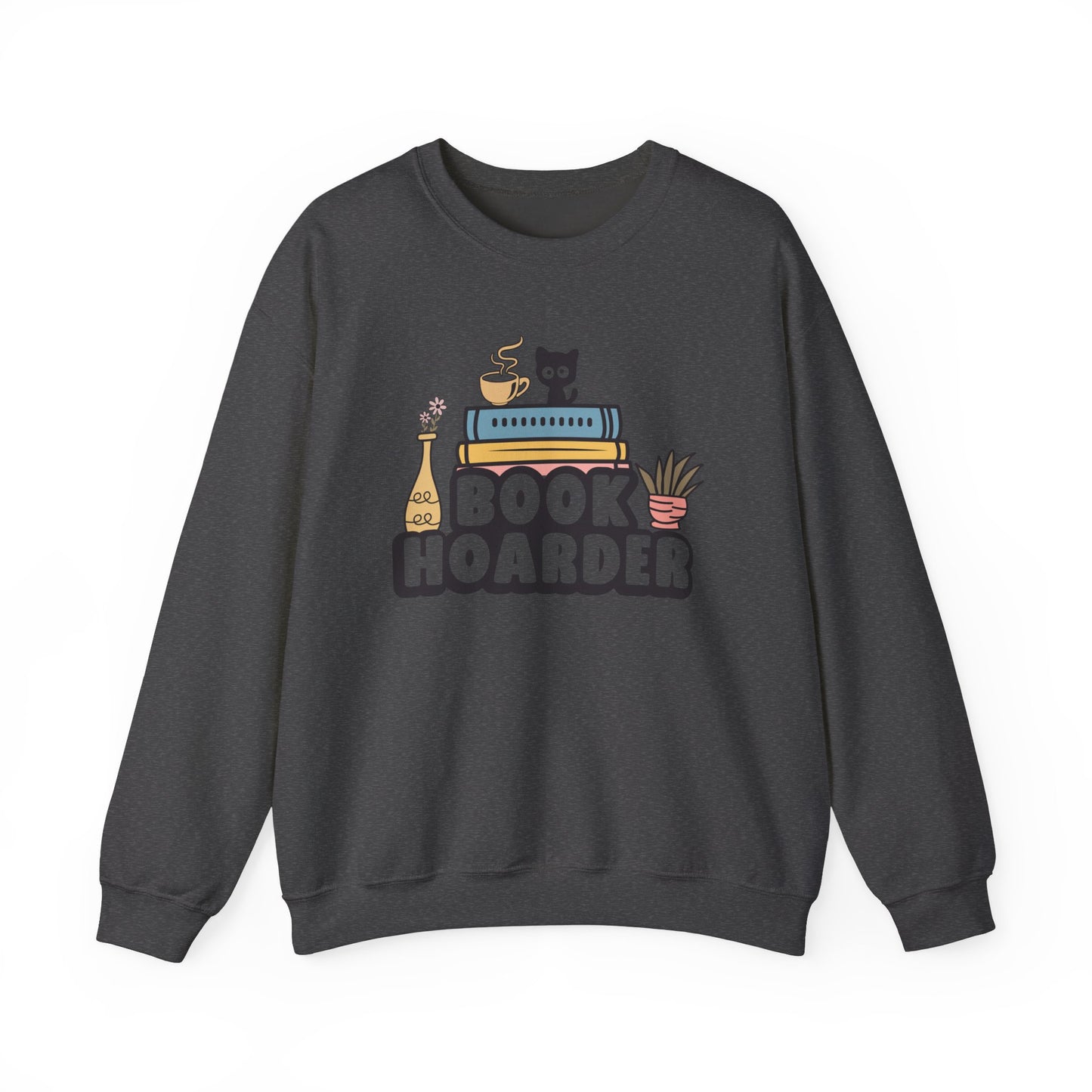 Book Hoarder Unisex Heavy Blend Sweatshirt - size S - 3X