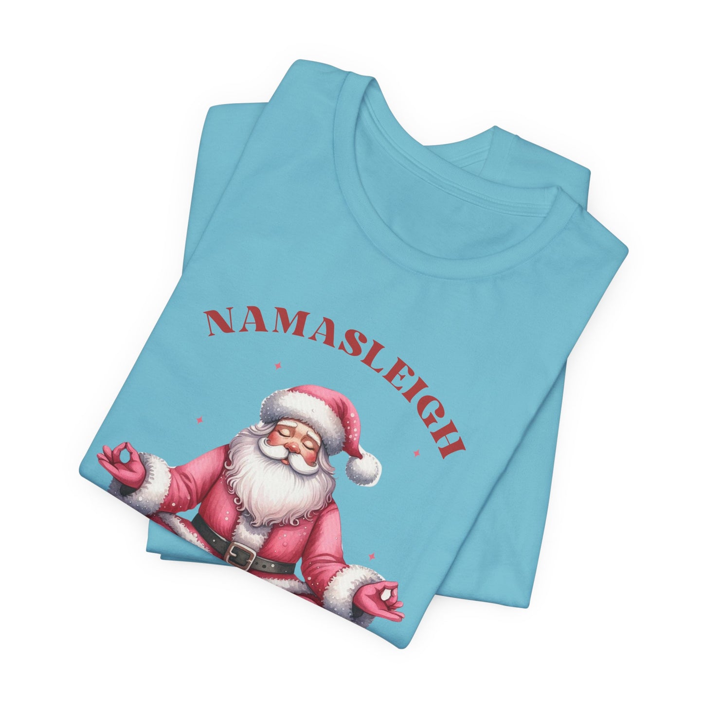 Namasleigh Santa  Unisex Jersey Short Sleeve Tee - size S - 3X