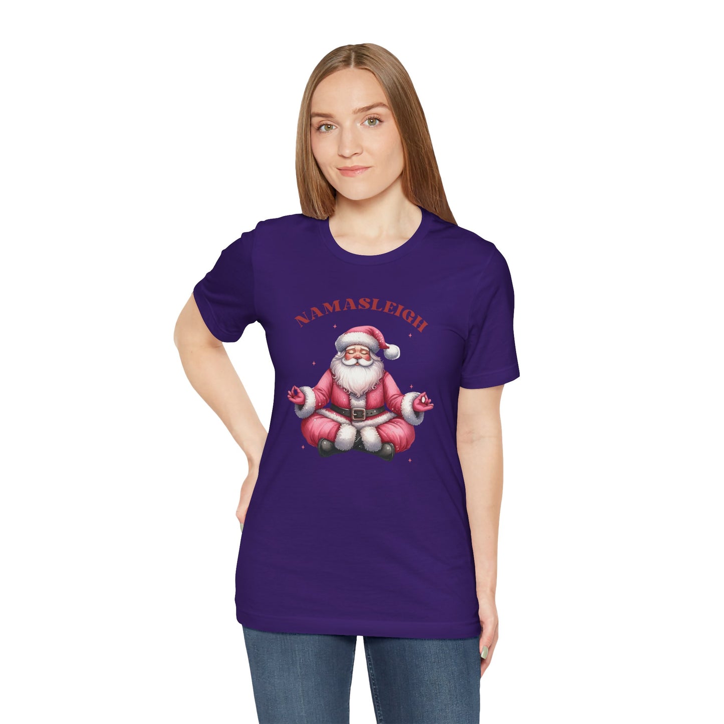 Namasleigh Santa  Unisex Jersey Short Sleeve Tee - size S - 3X