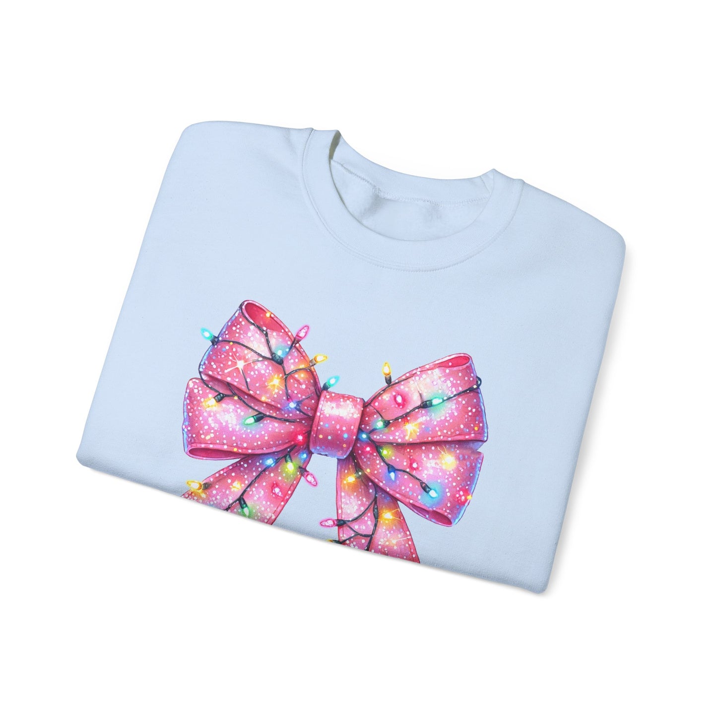 Big Pink Bow Unisex Heavy Blend™ Crewneck Sweatshirt - sizes S - 3X