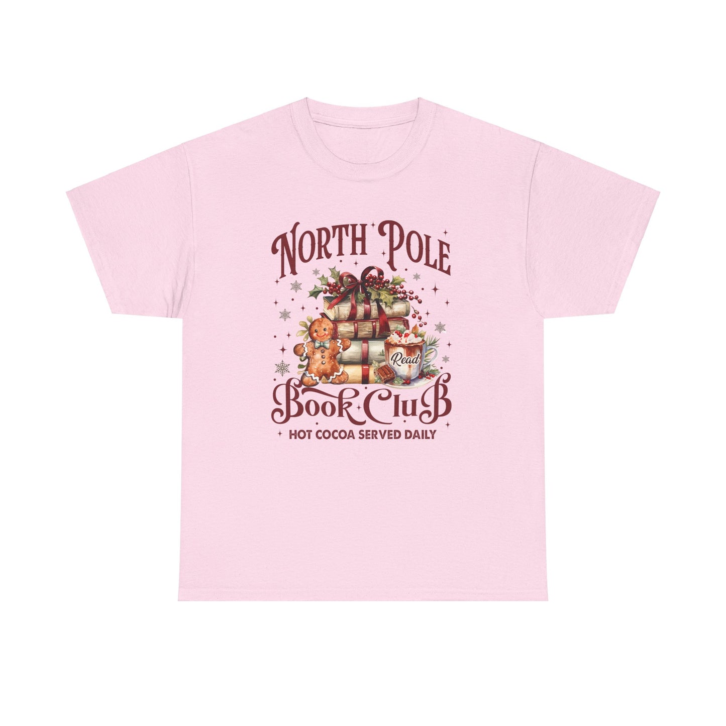 North Pole Book Club Unisex Heavy Cotton Tee - Sizes S - 5X