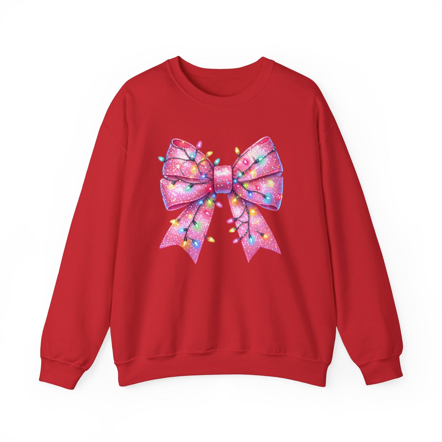 Big Pink Bow Unisex Heavy Blend™ Crewneck Sweatshirt - sizes S - 3X