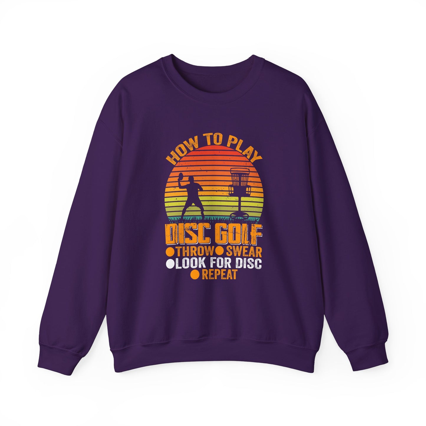 How to Disc Golf Unisex Heavy Blend™ Crewneck Sweatshirt - size S - 5X