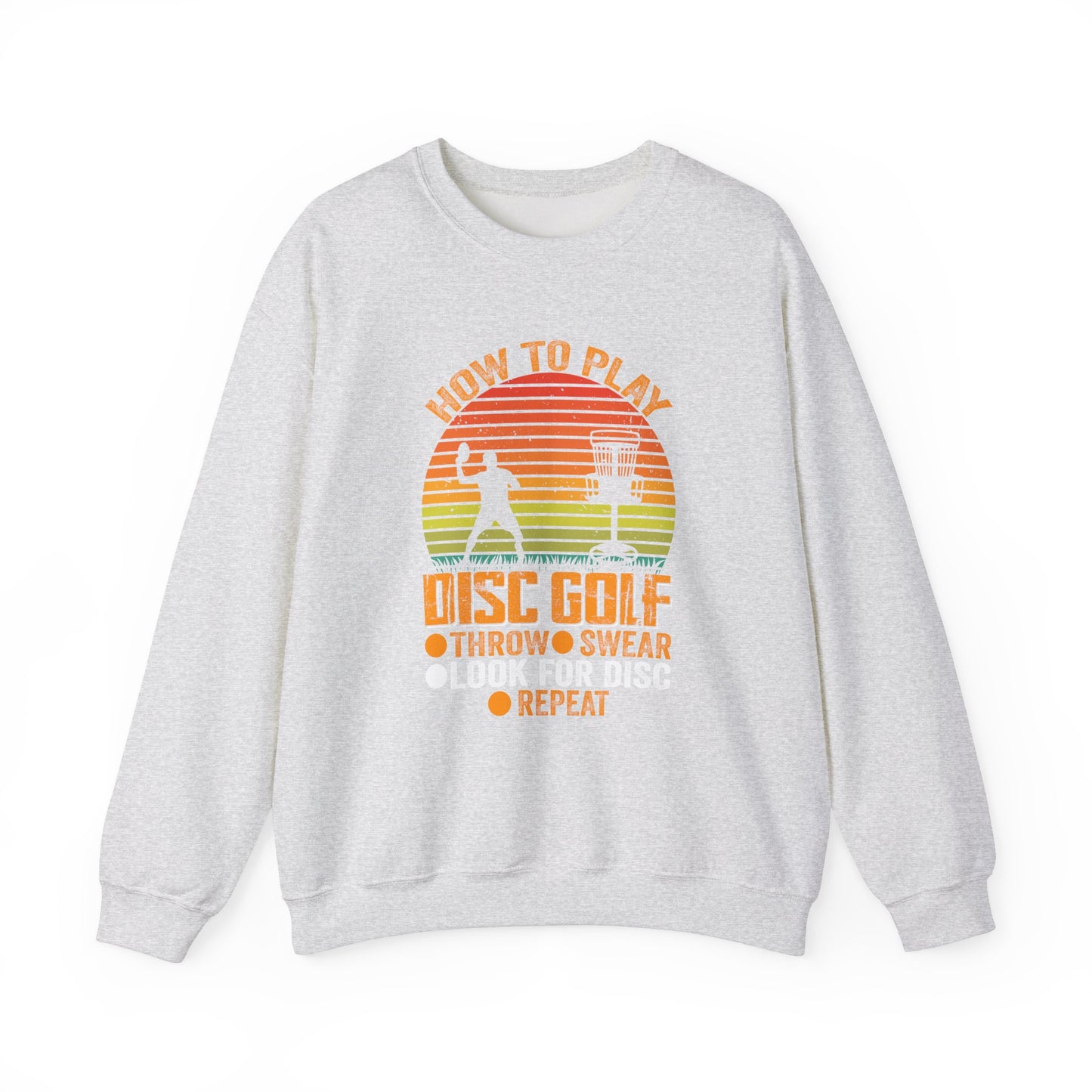 How to Disc Golf Unisex Heavy Blend™ Crewneck Sweatshirt - size S - 5X