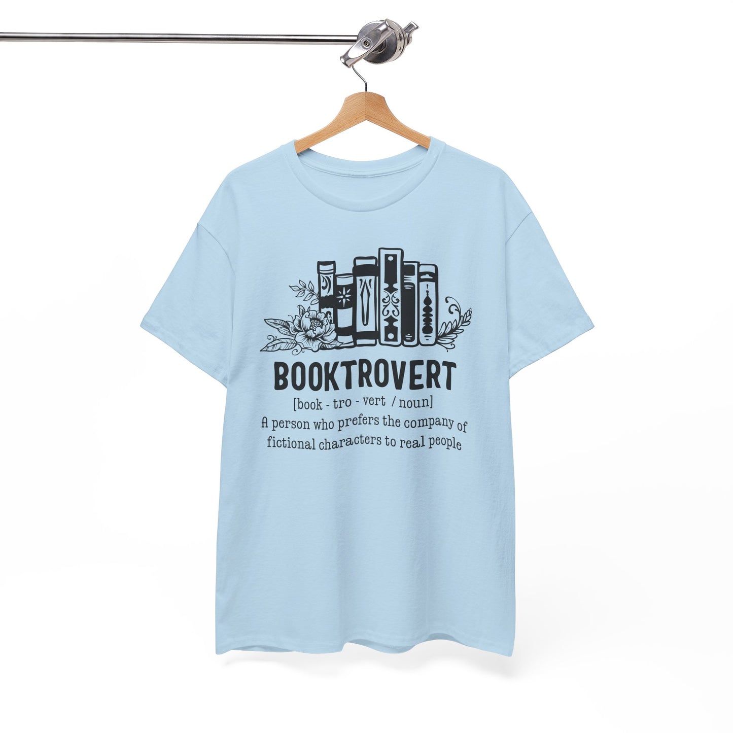 Booktrovert Definition Unisex Heavy Cotton Tee