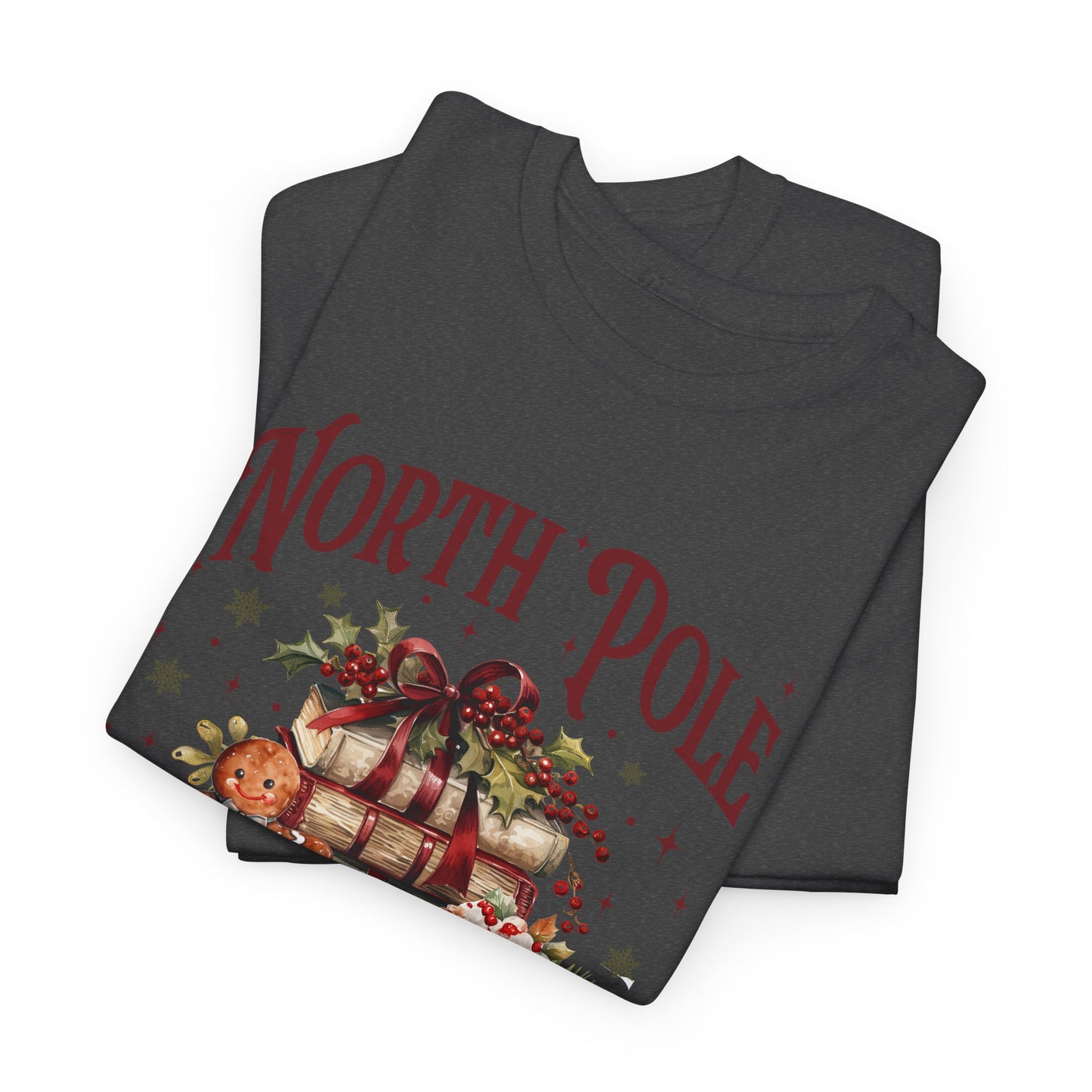 North Pole Book Club Unisex Heavy Cotton Tee - Sizes S - 5X