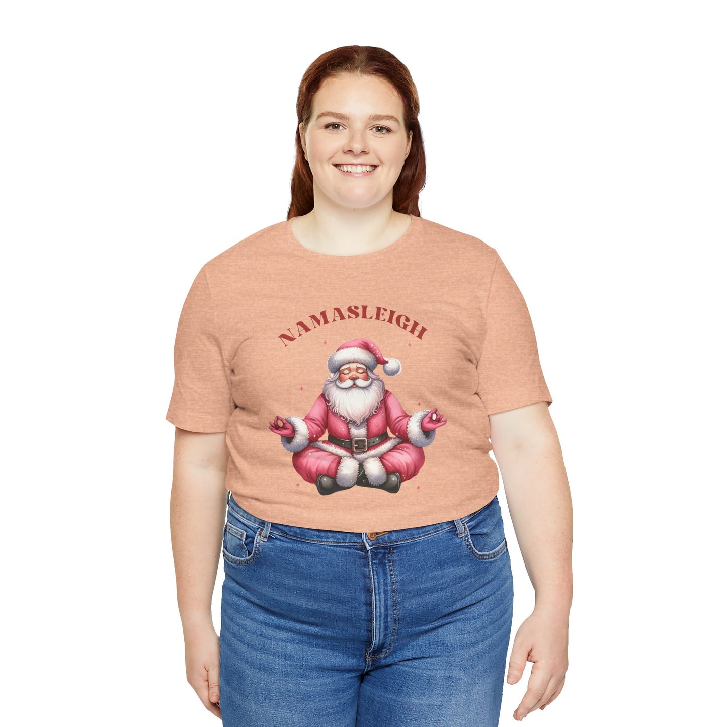 Namasleigh Santa  Unisex Jersey Short Sleeve Tee - size S - 3X