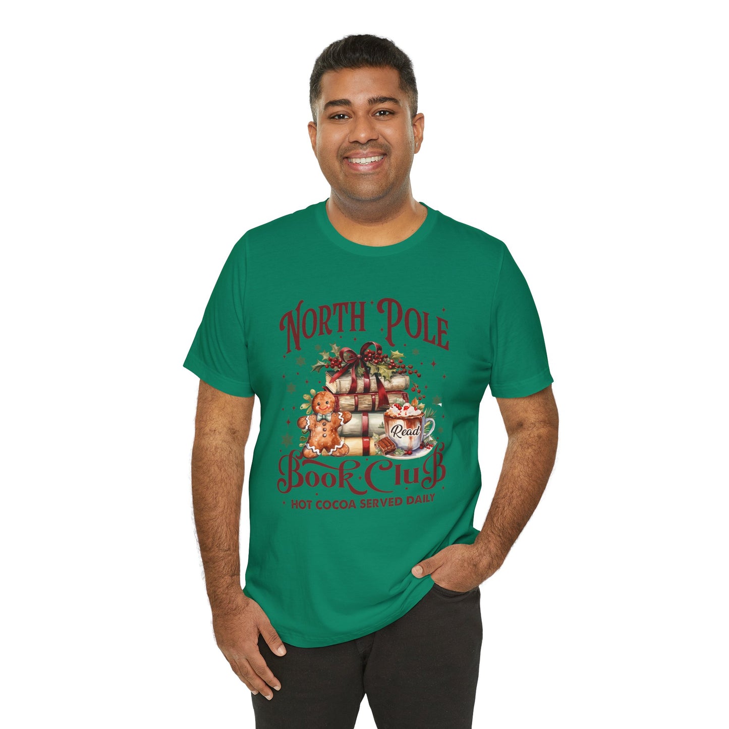 North Pole Book Club Unisex Jersey Short Sleeve Tee - sizes S - 3X